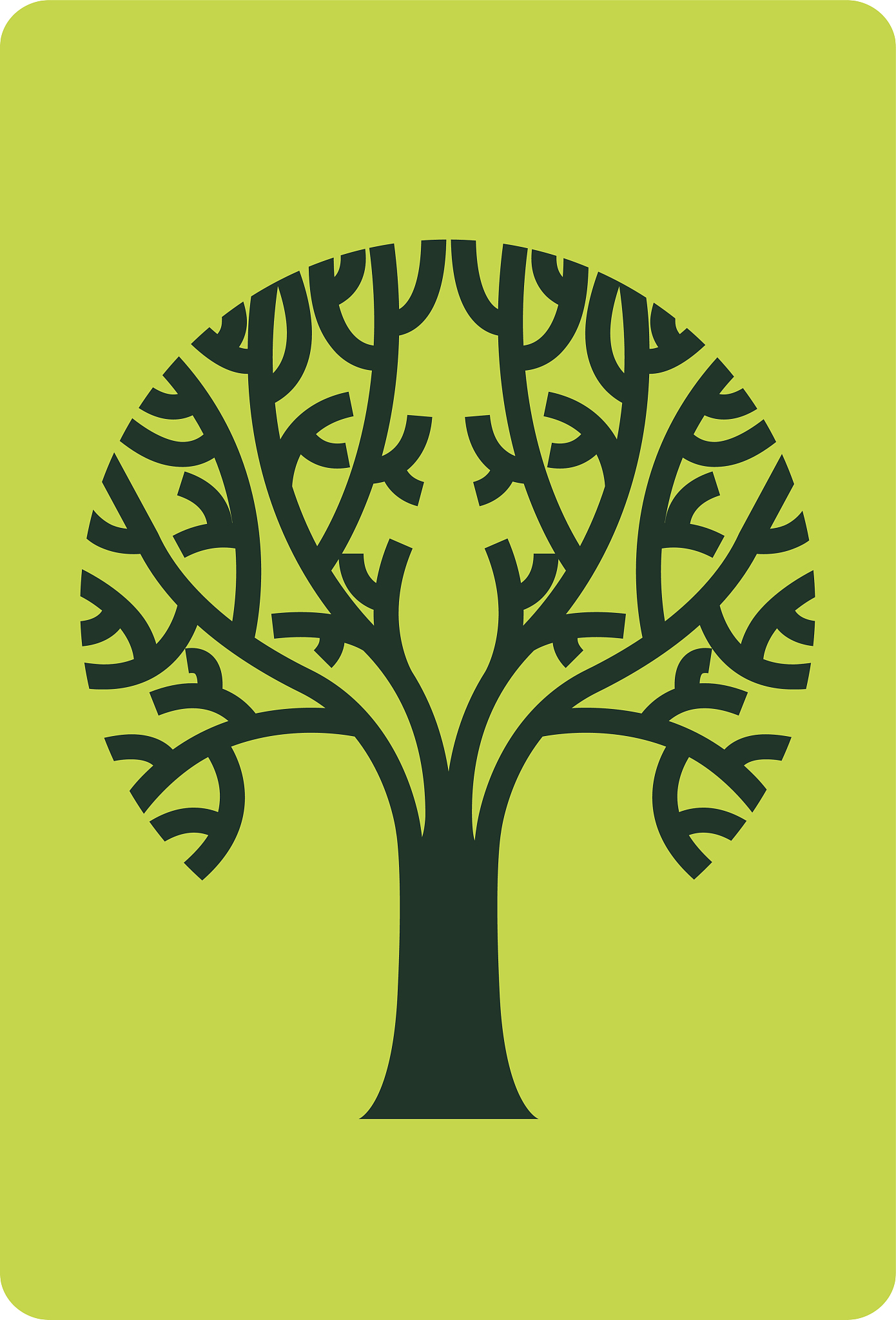 symmetrical tree symbol