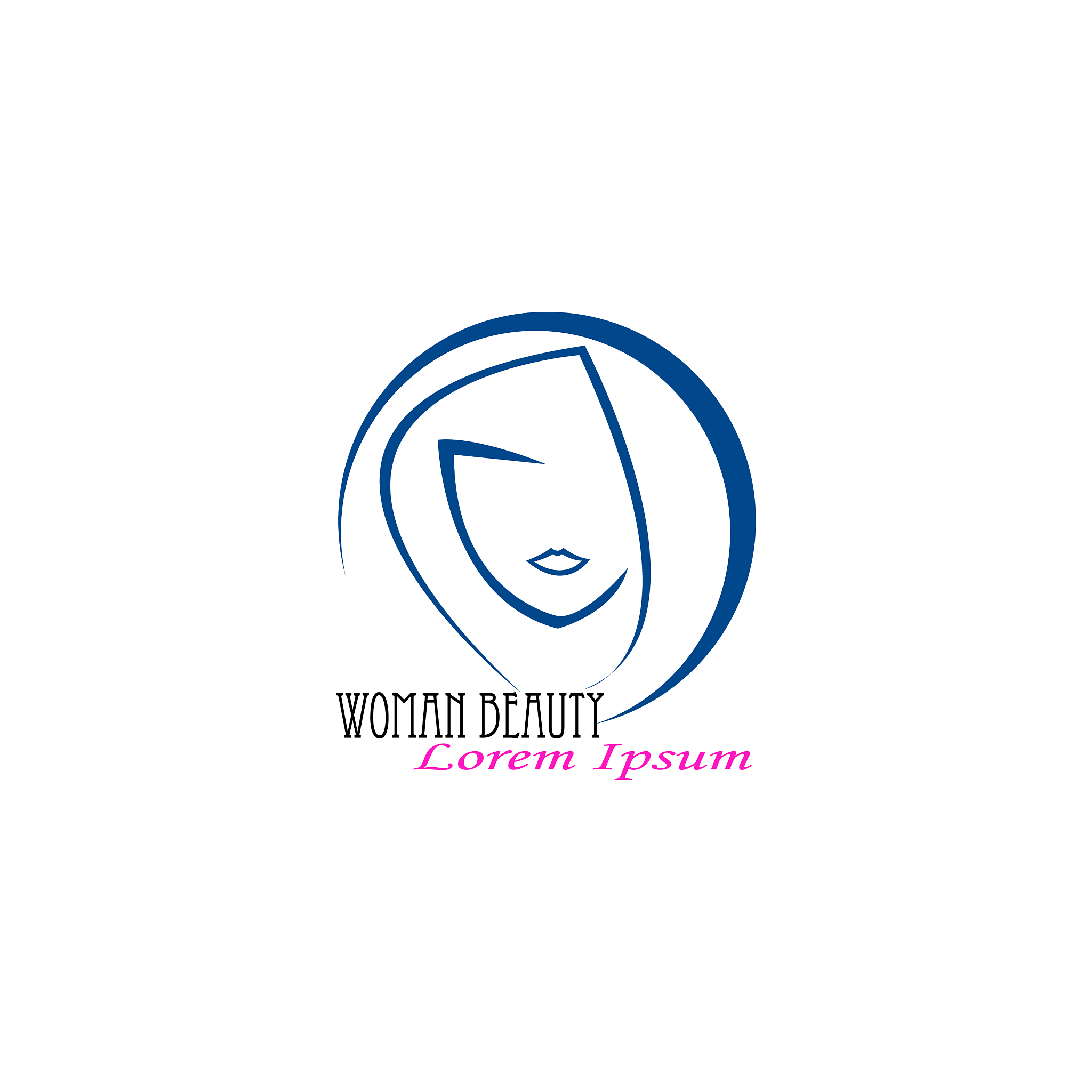 fresh women beauty logo template design