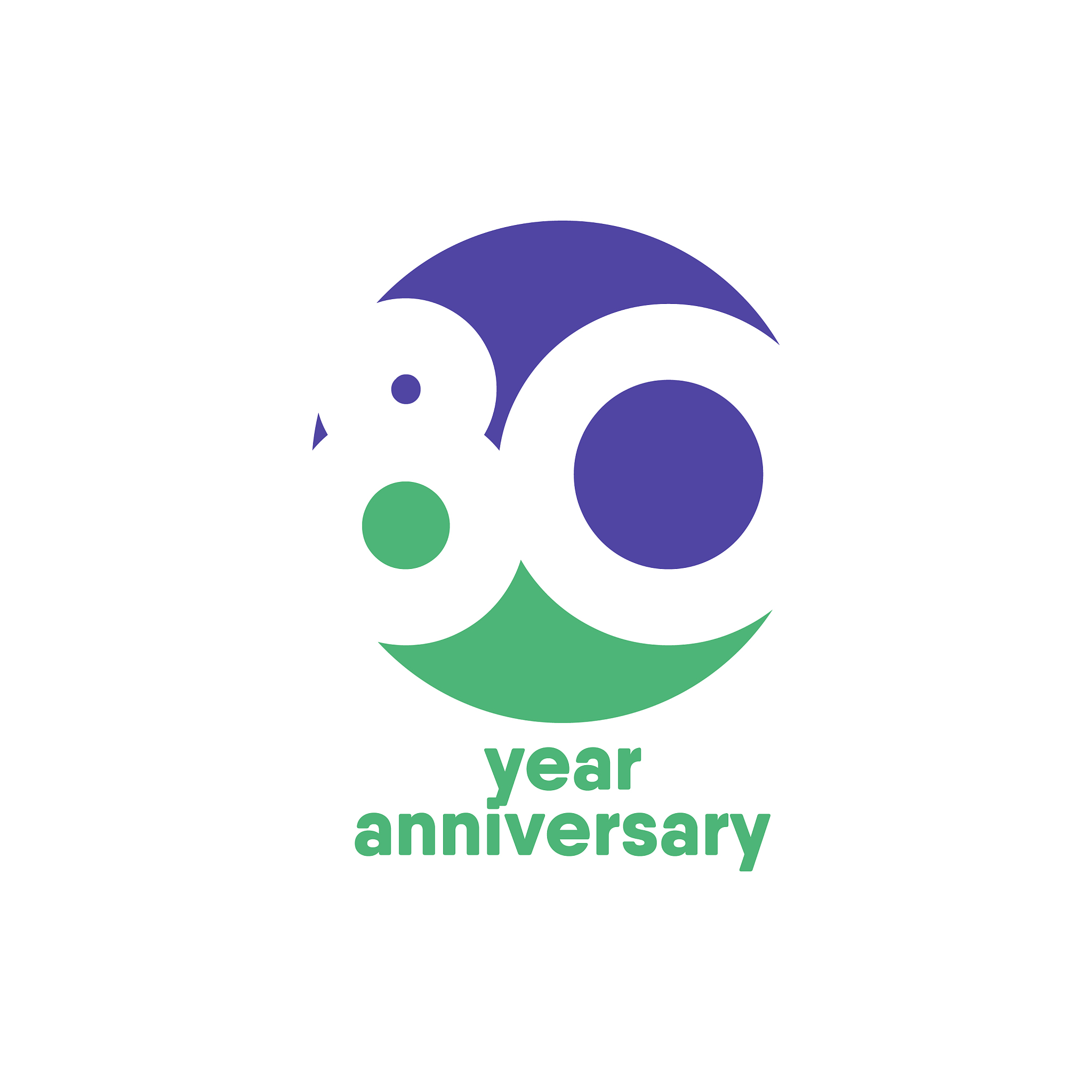 80 year anniversary template design