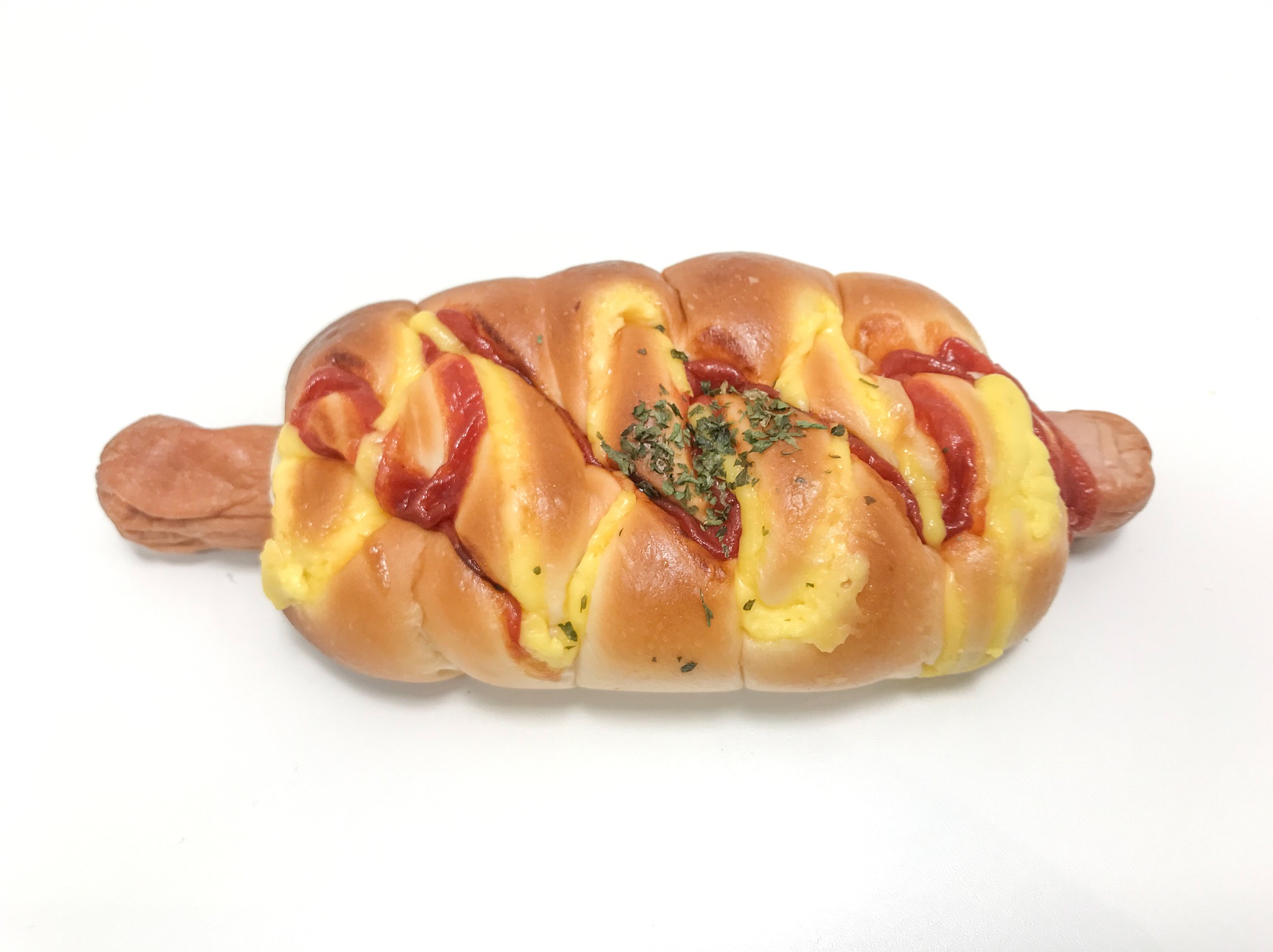 handrolled frankfurt sausage roll