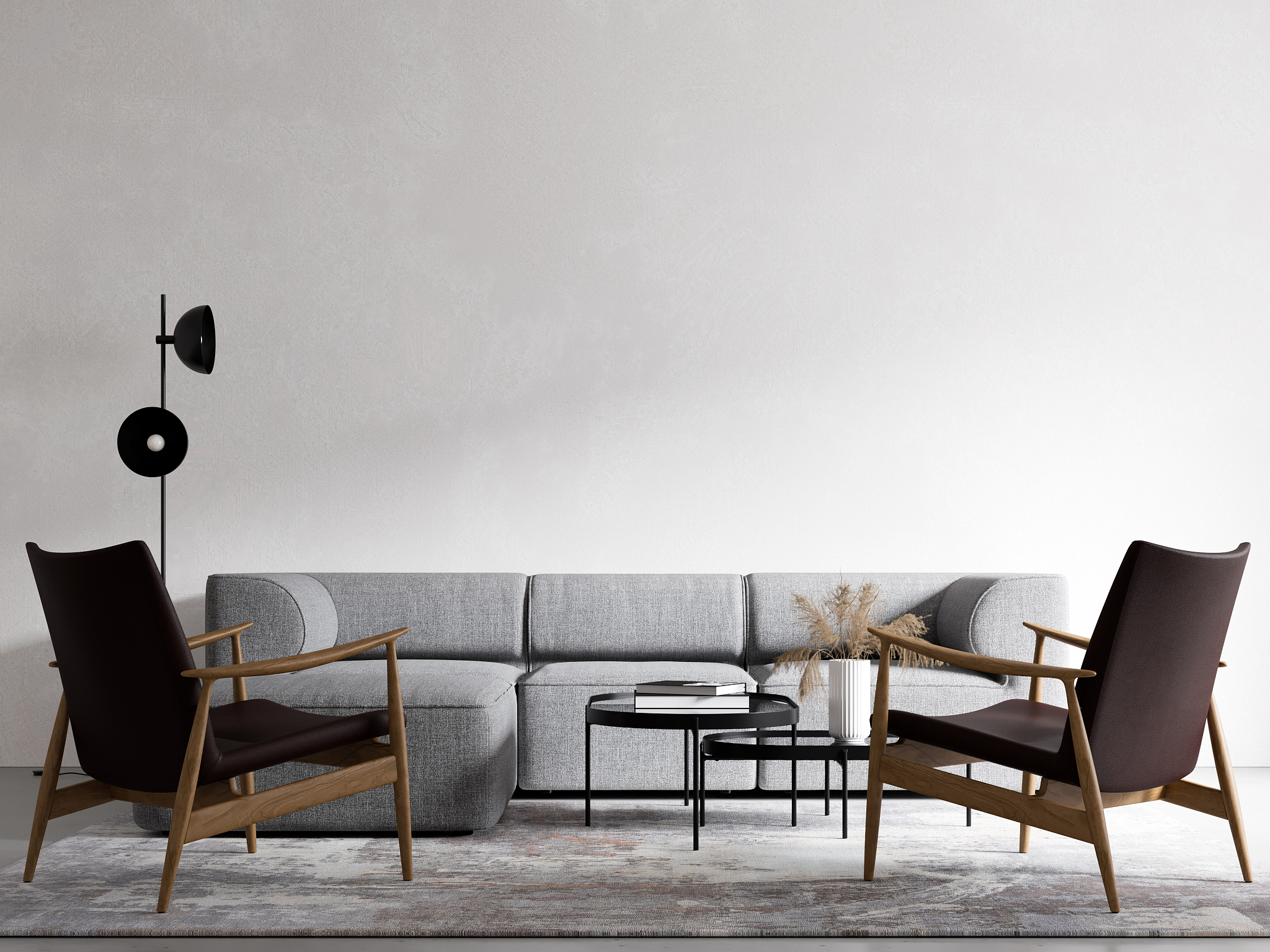 interior wallpaper mockup