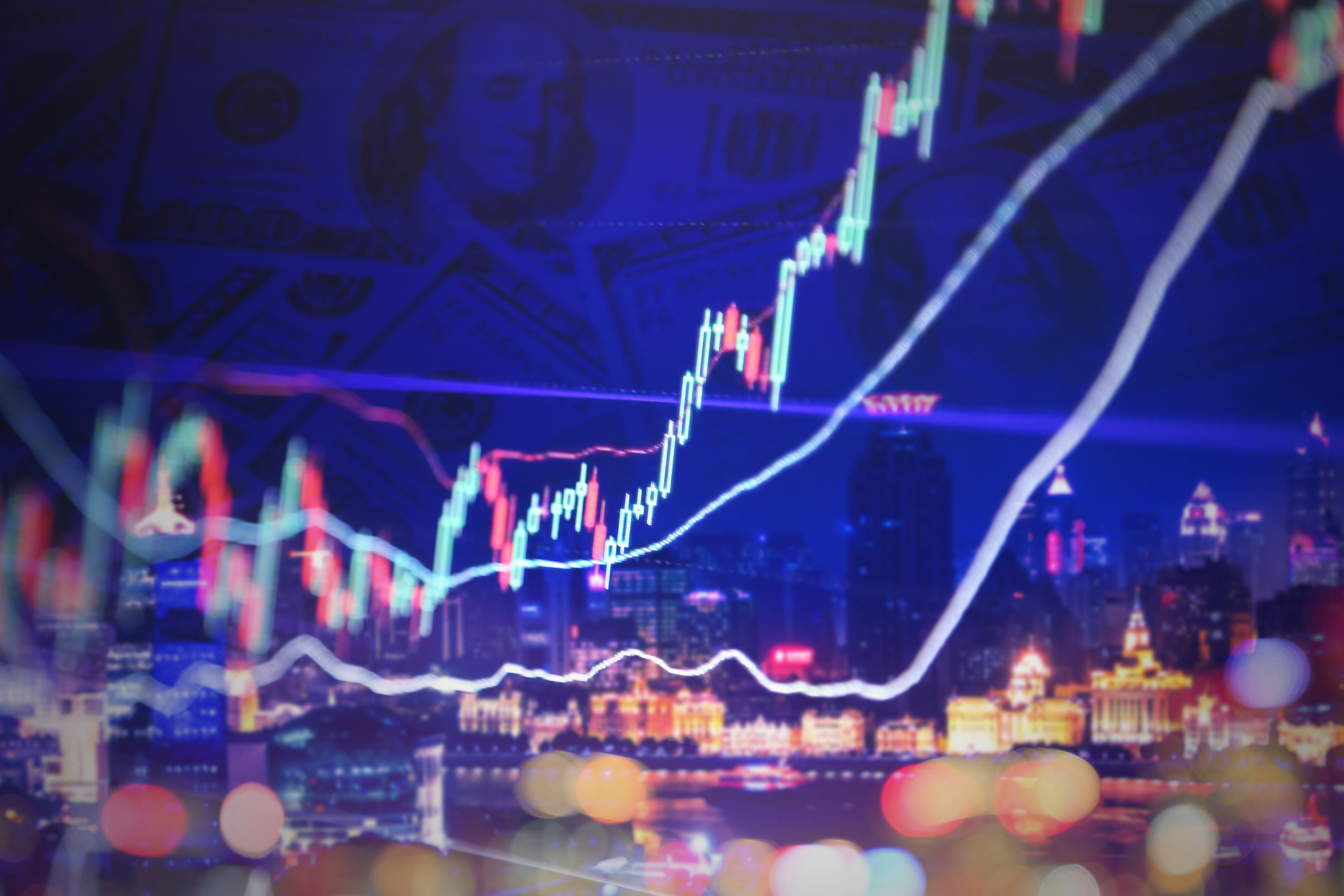 stock market display
