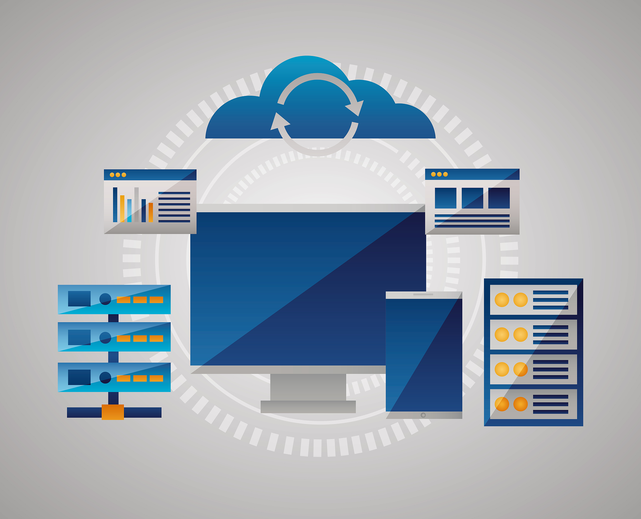 cloud computing concept