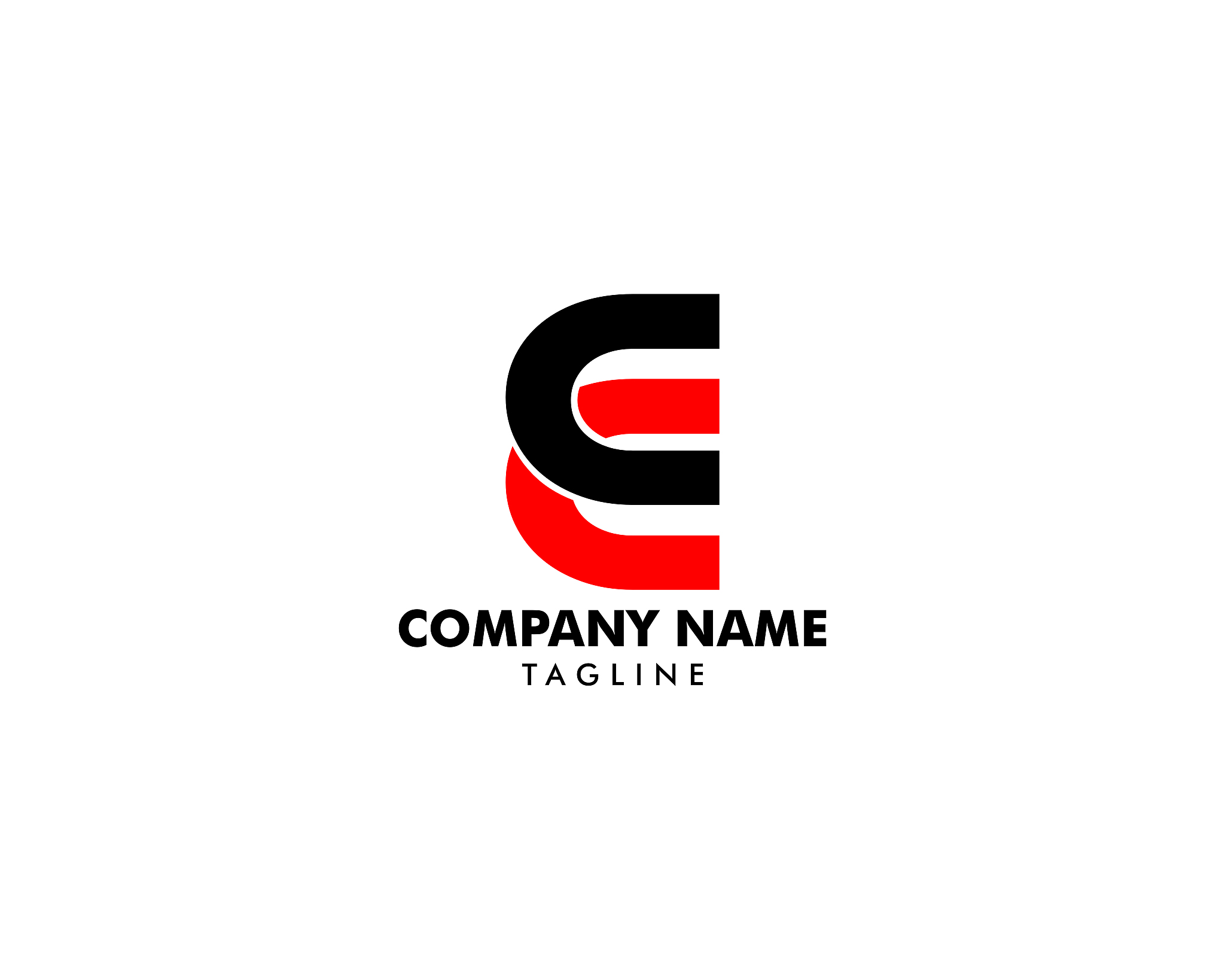 initial letter cc   template design