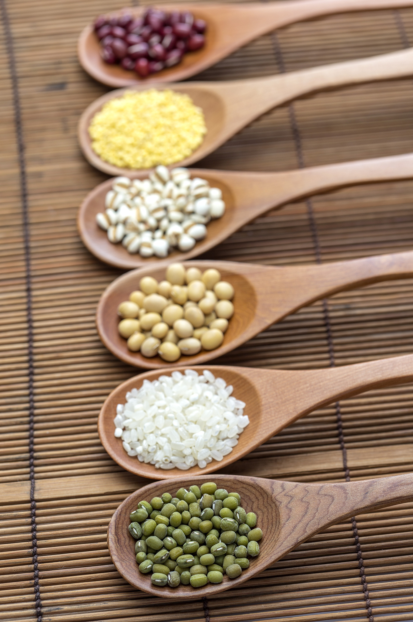 绿豆 红豆 黄豆 稻米 小米 薏仁