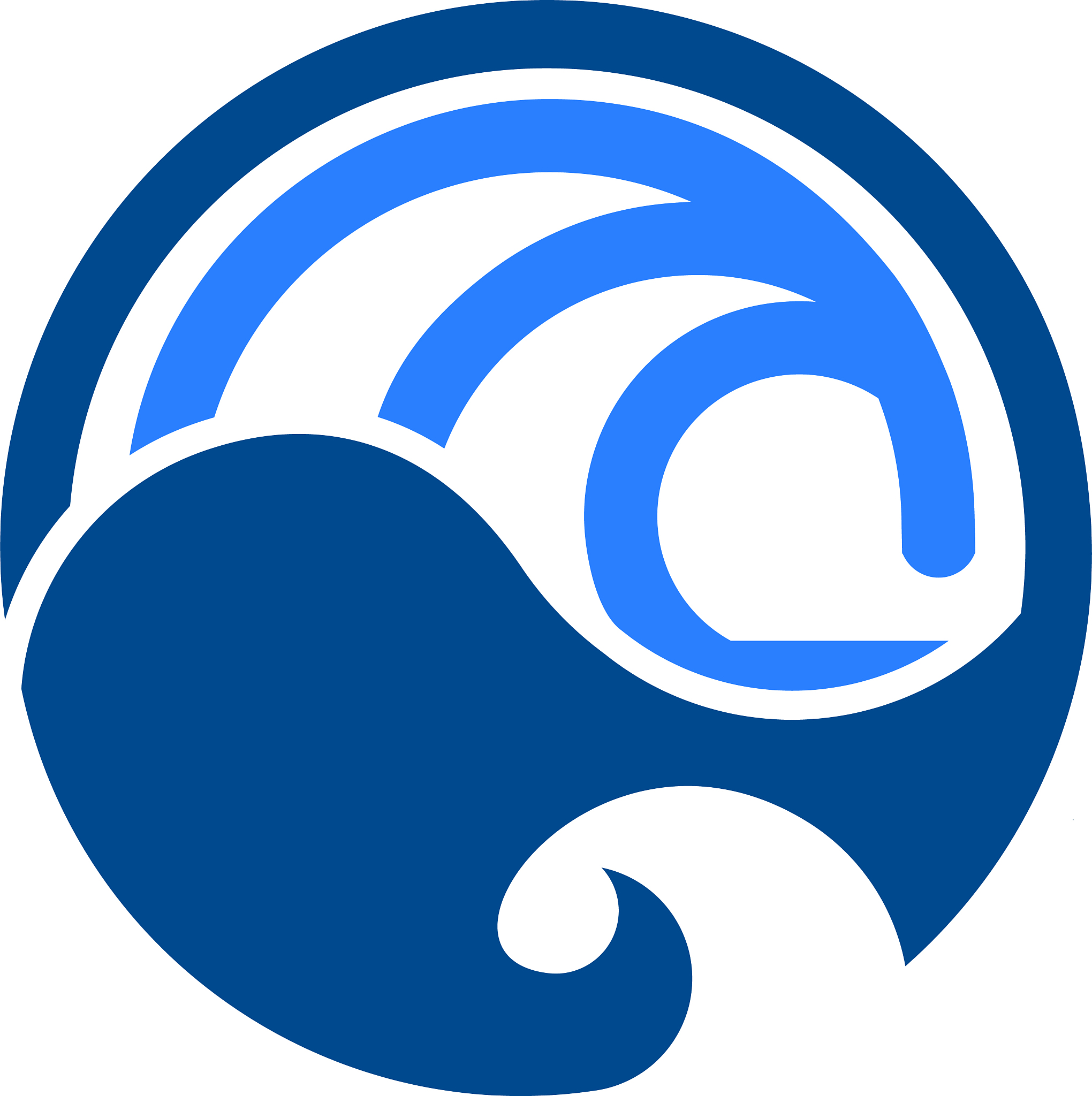 sea and a water logo template