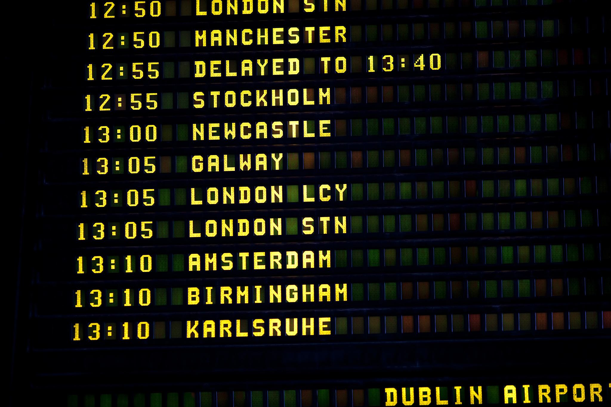 dublin timetable