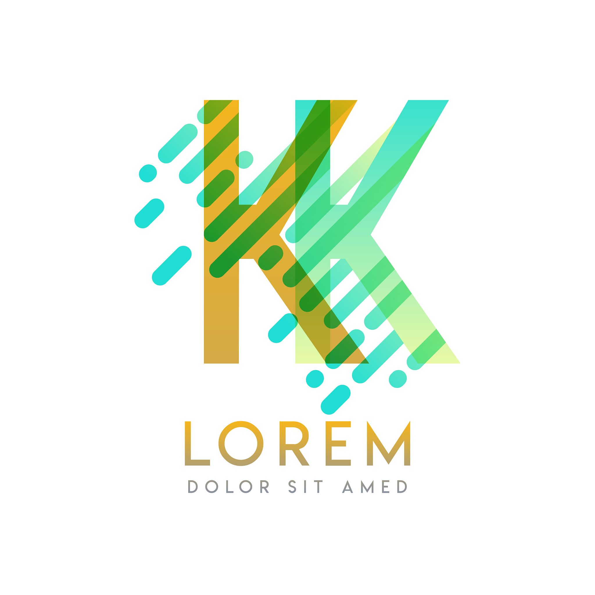 kk logo with theme galaxy speed and style