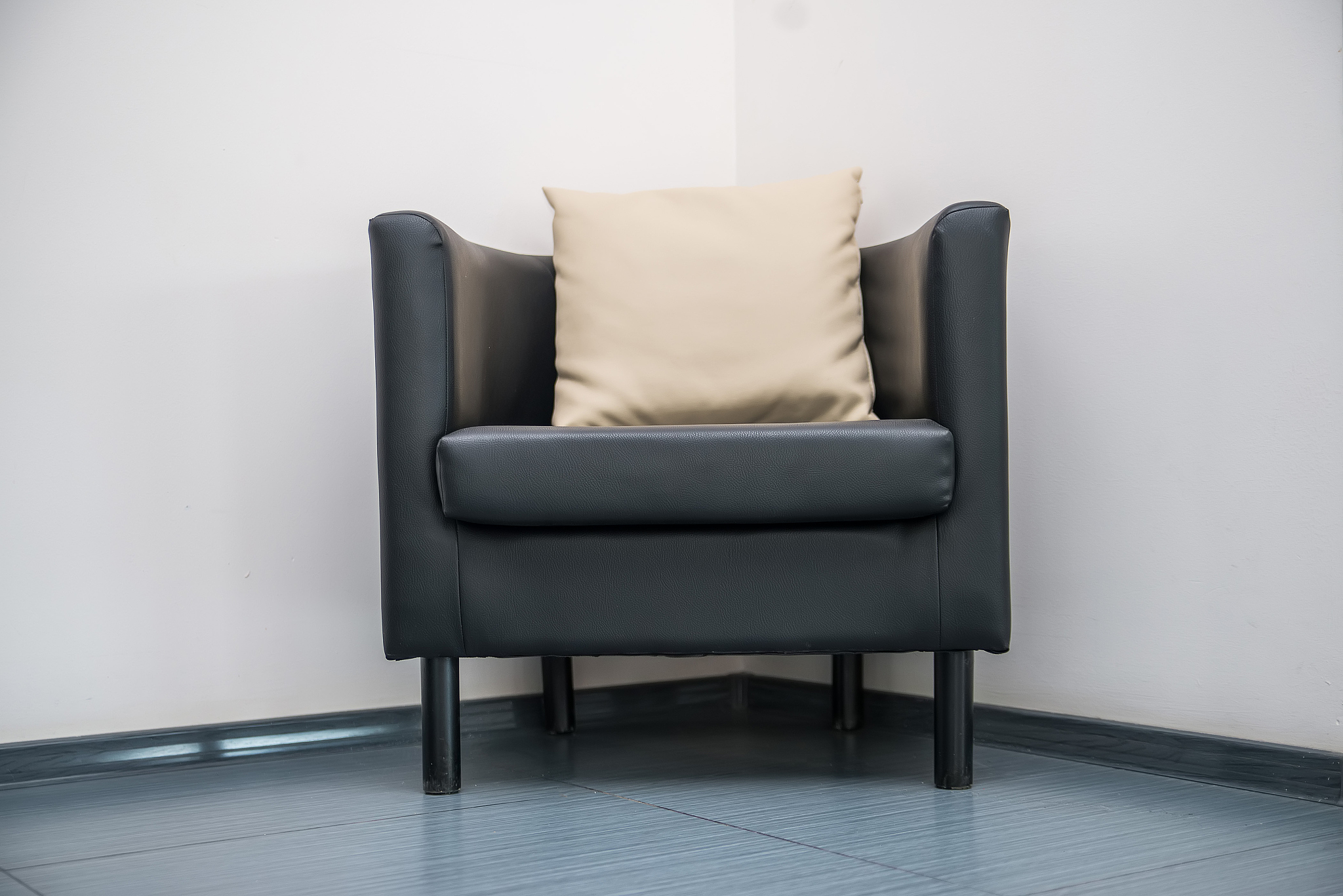 office chair in guest area
