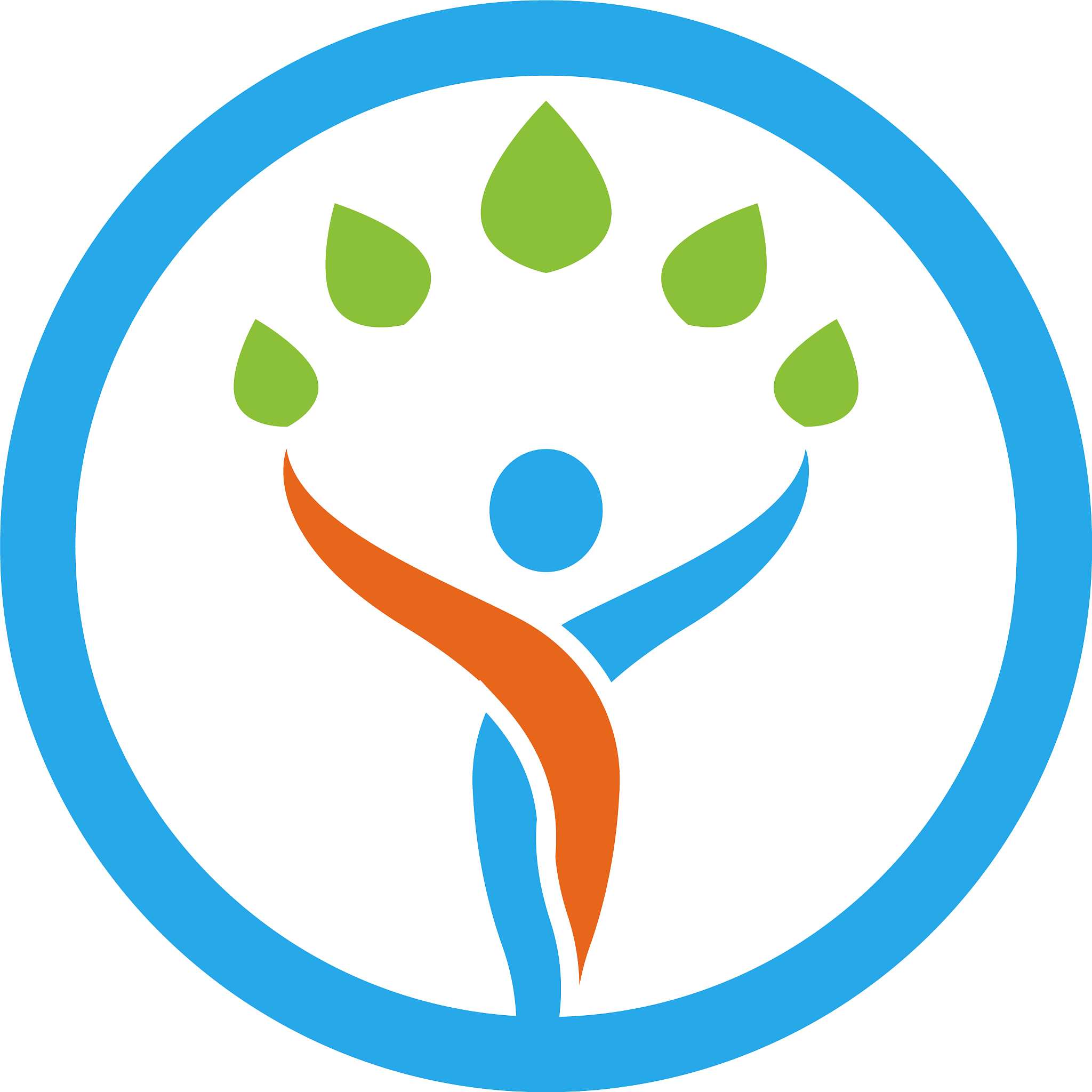 human character logo sign