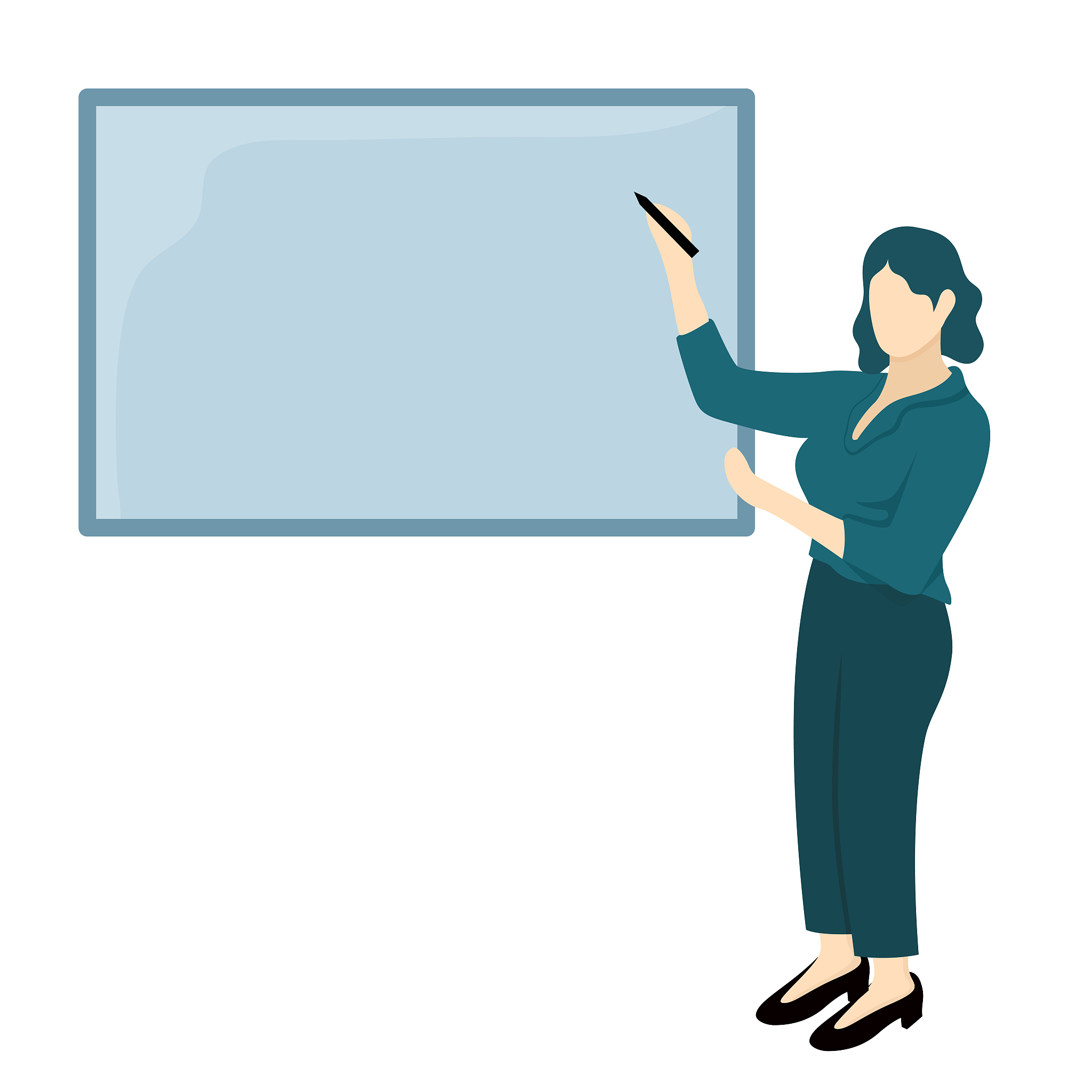 woman presentation