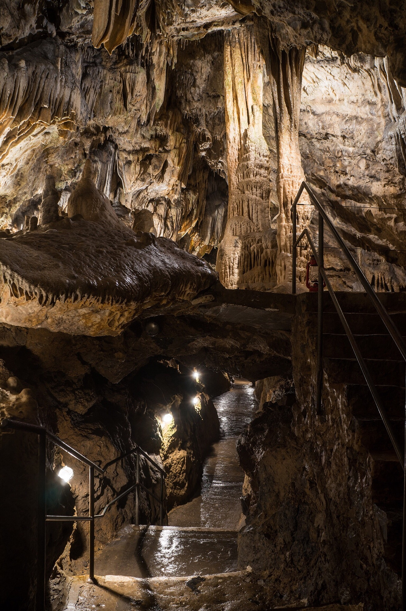 inside cave