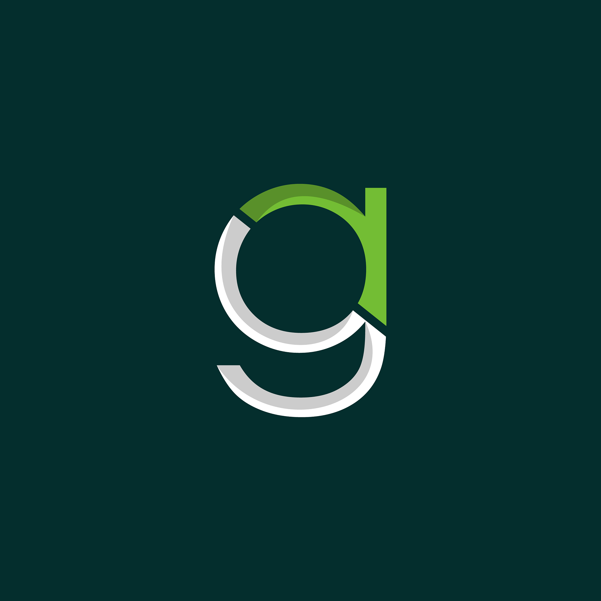 letter g minimalist creative modern logo