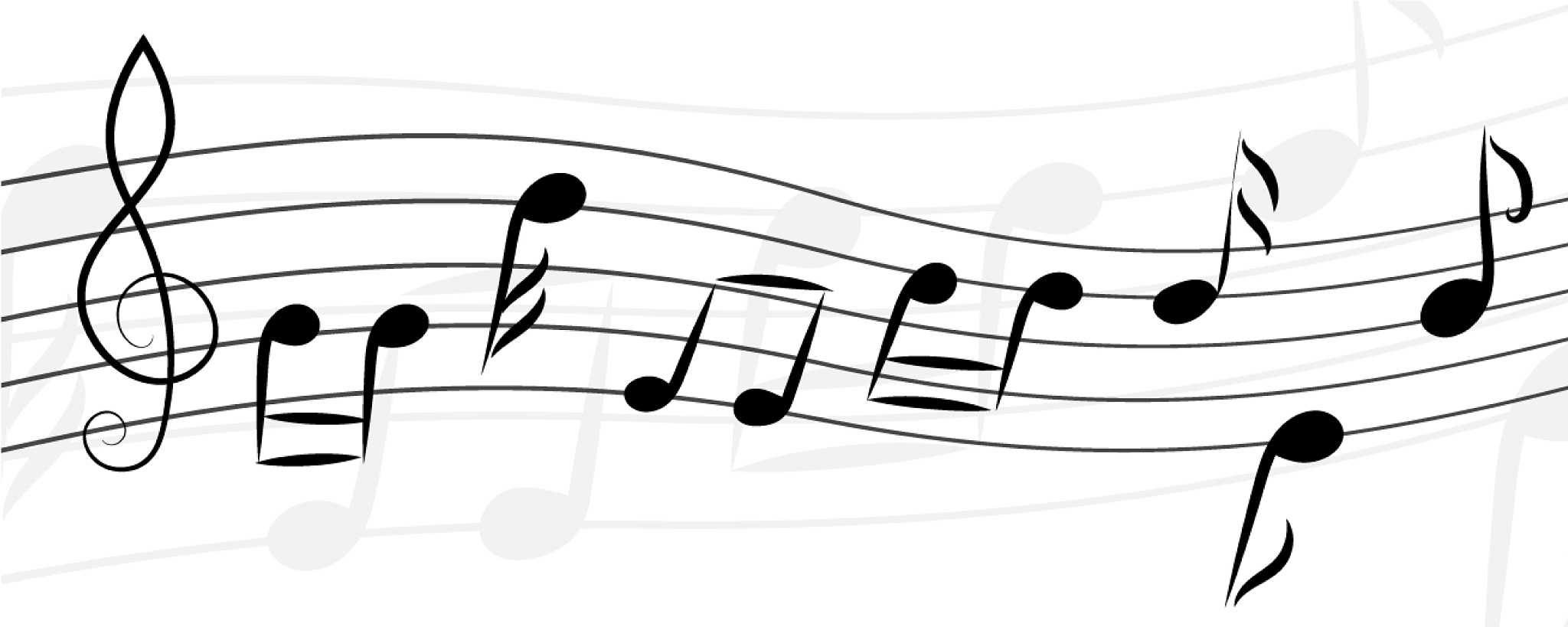 doodle musical notes