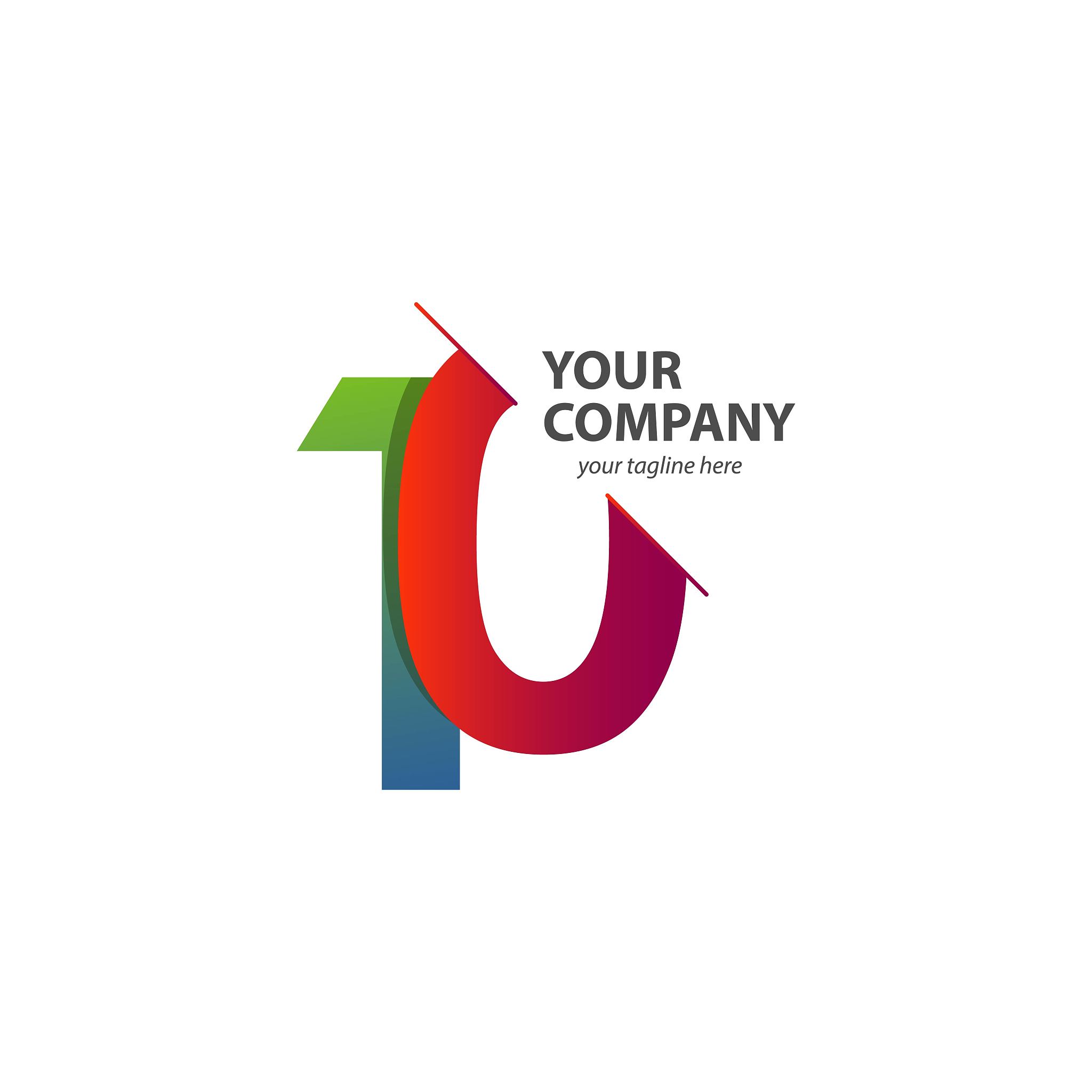 10 year anniversary vector template design illustration