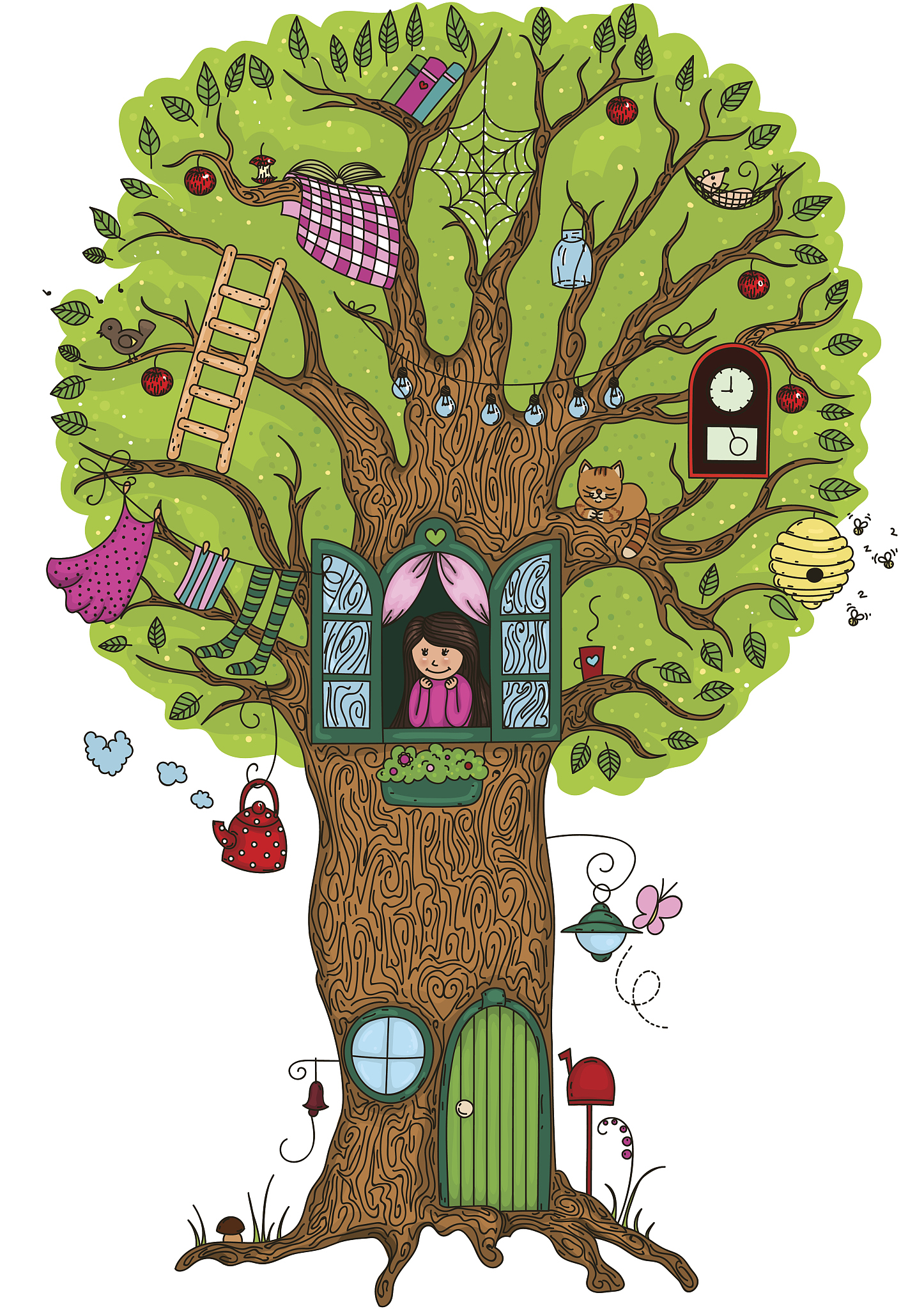 magic tree in which she lives