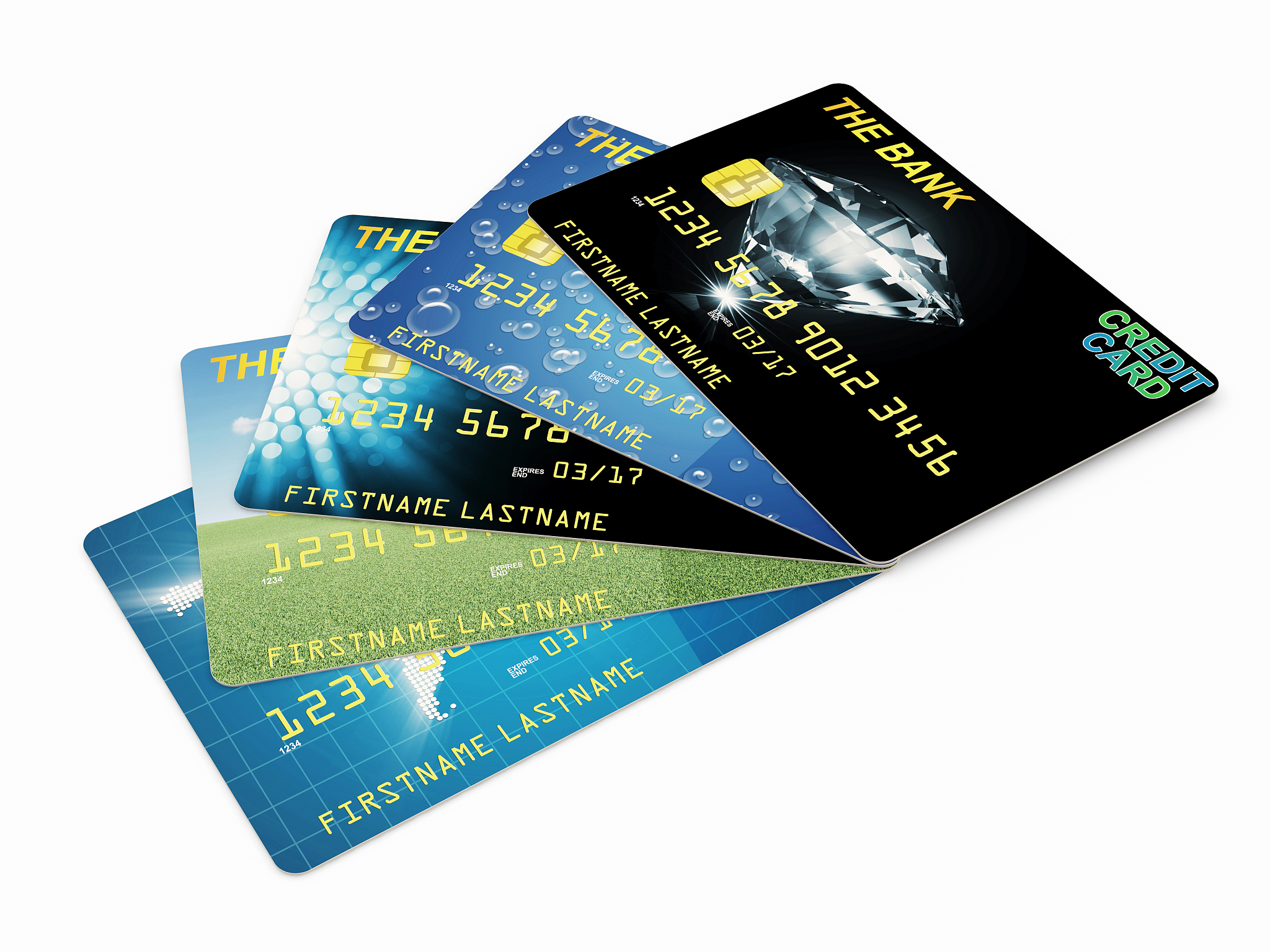 heap of credit cards