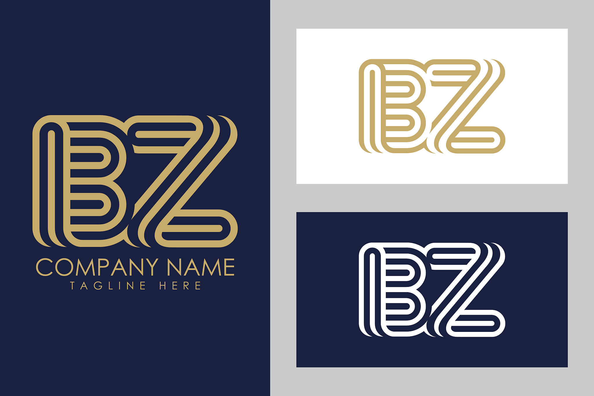 line letters design