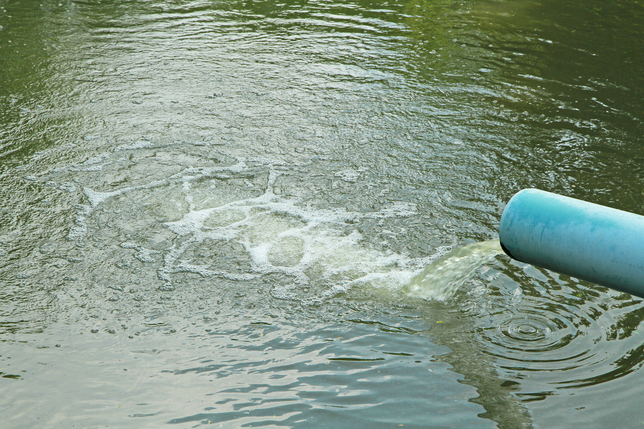 water flow from water pipe