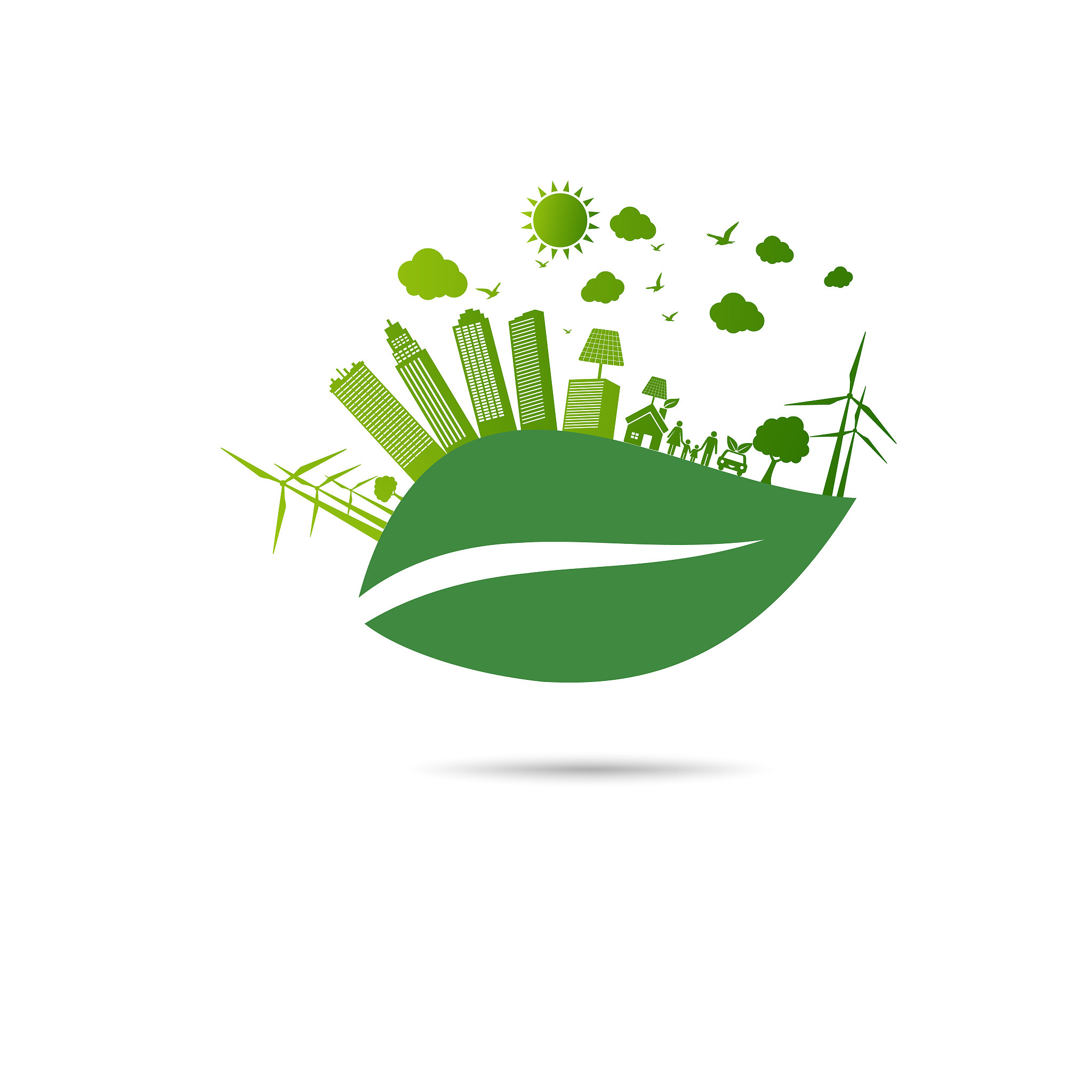 green ecology city environmentally friendly