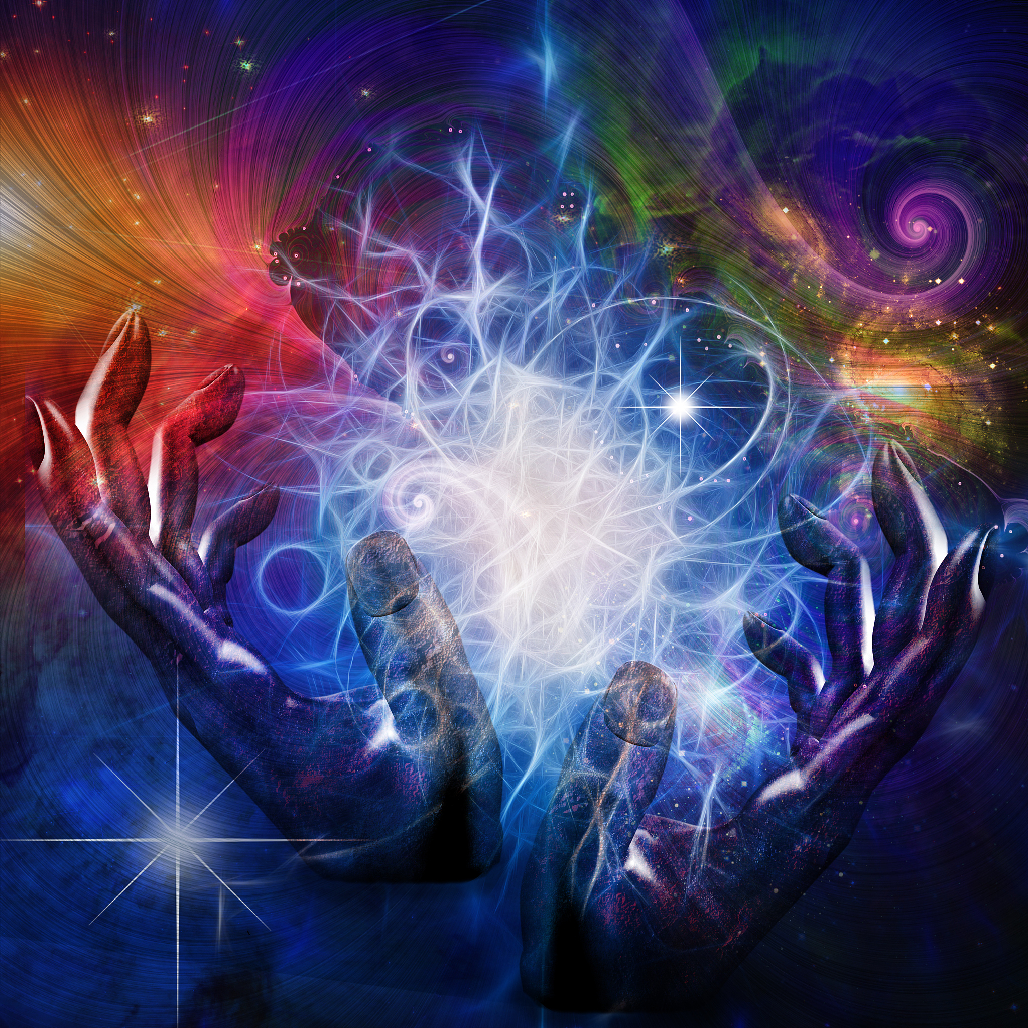 星宿守护神：深蓝星空，宇宙尘埃，神性与野性融合