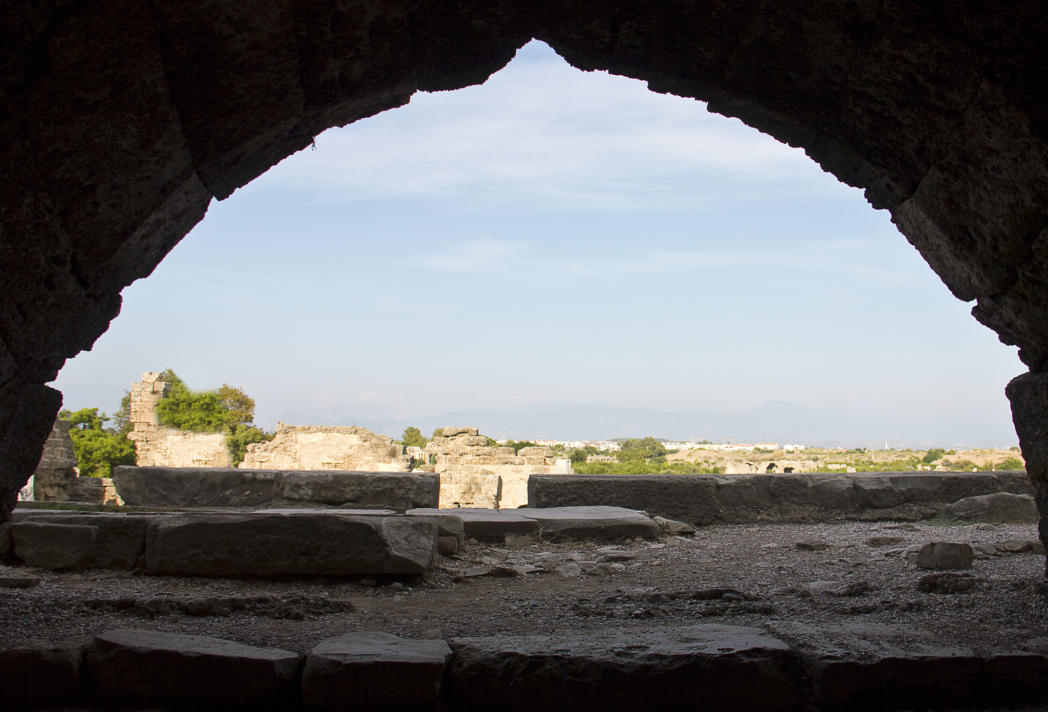 ruins of old city