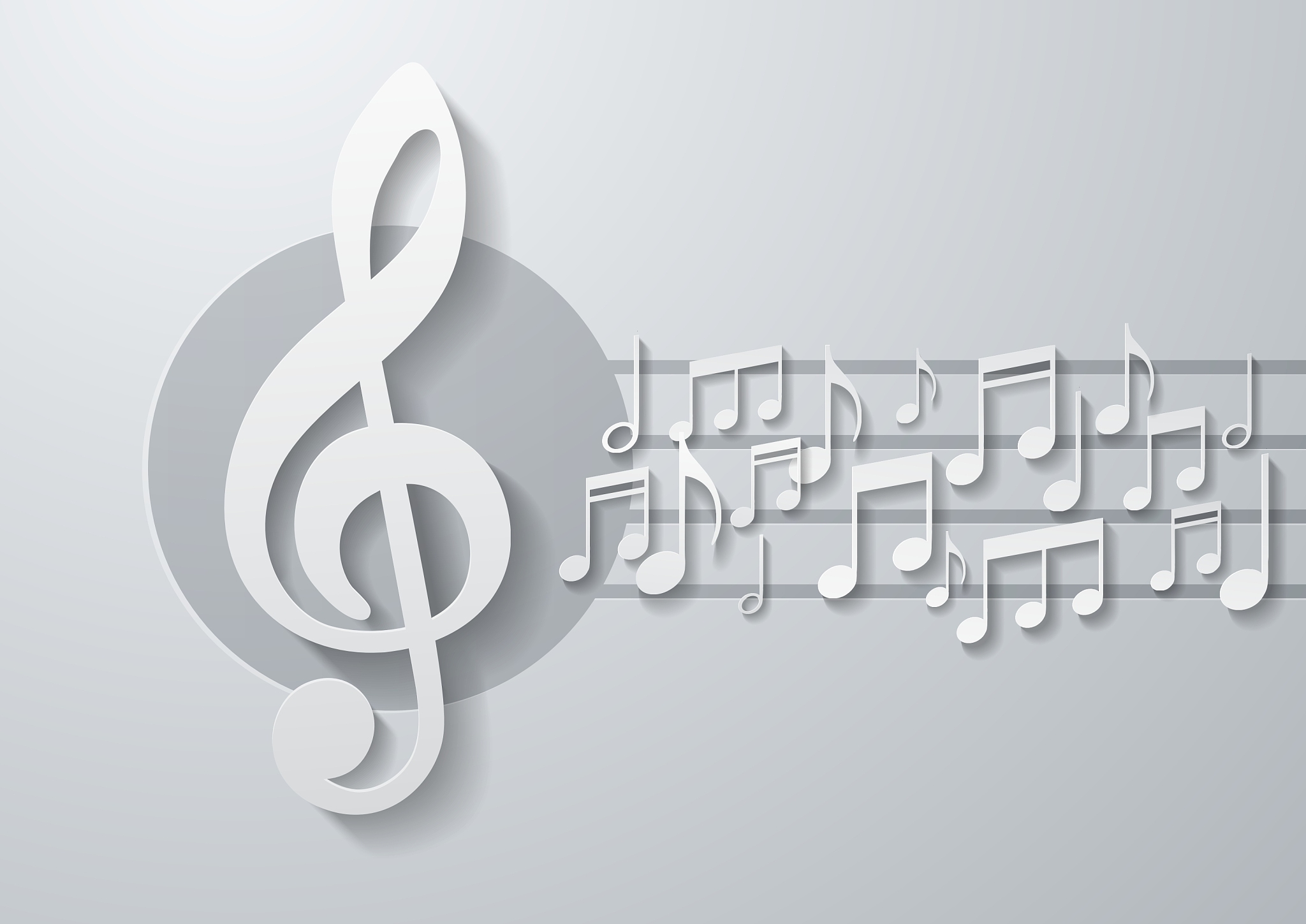 music notes background