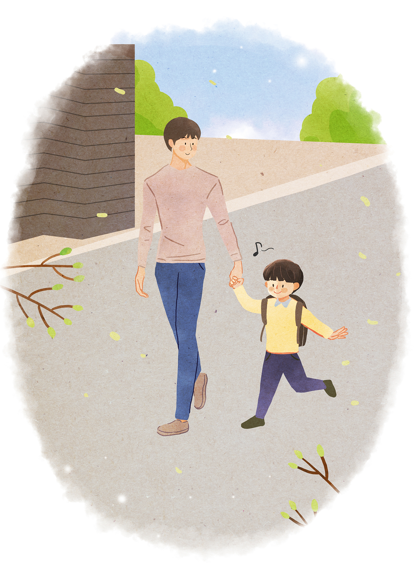 作文题目父亲点亮了我的青春600字在初中时