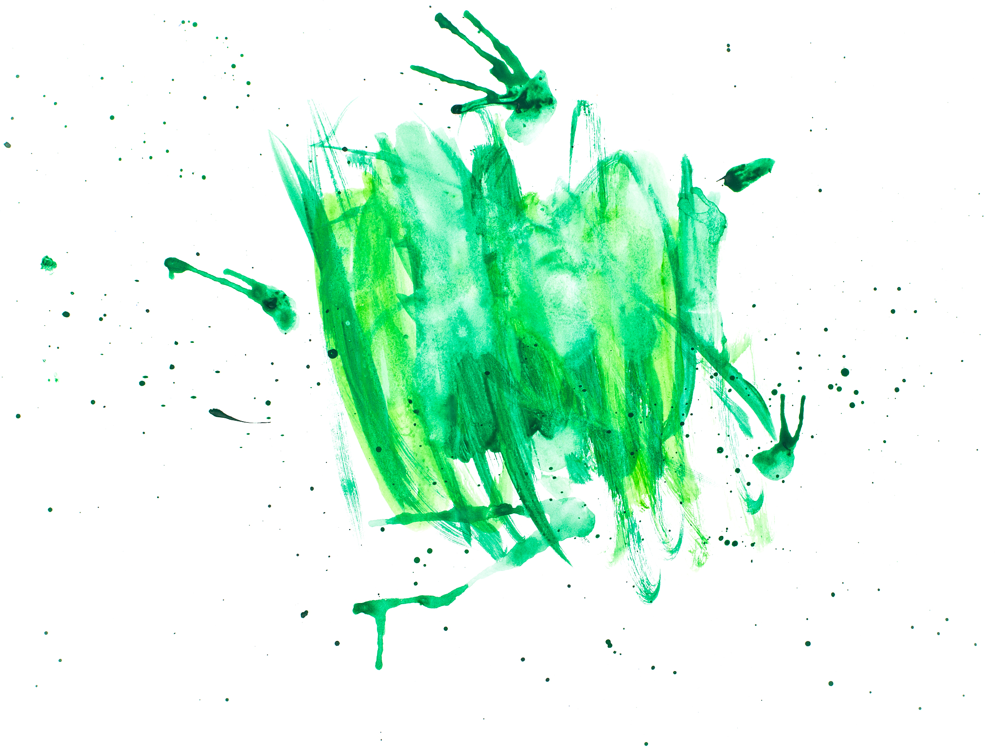 smudged <strong>p</strong>aint on white background
