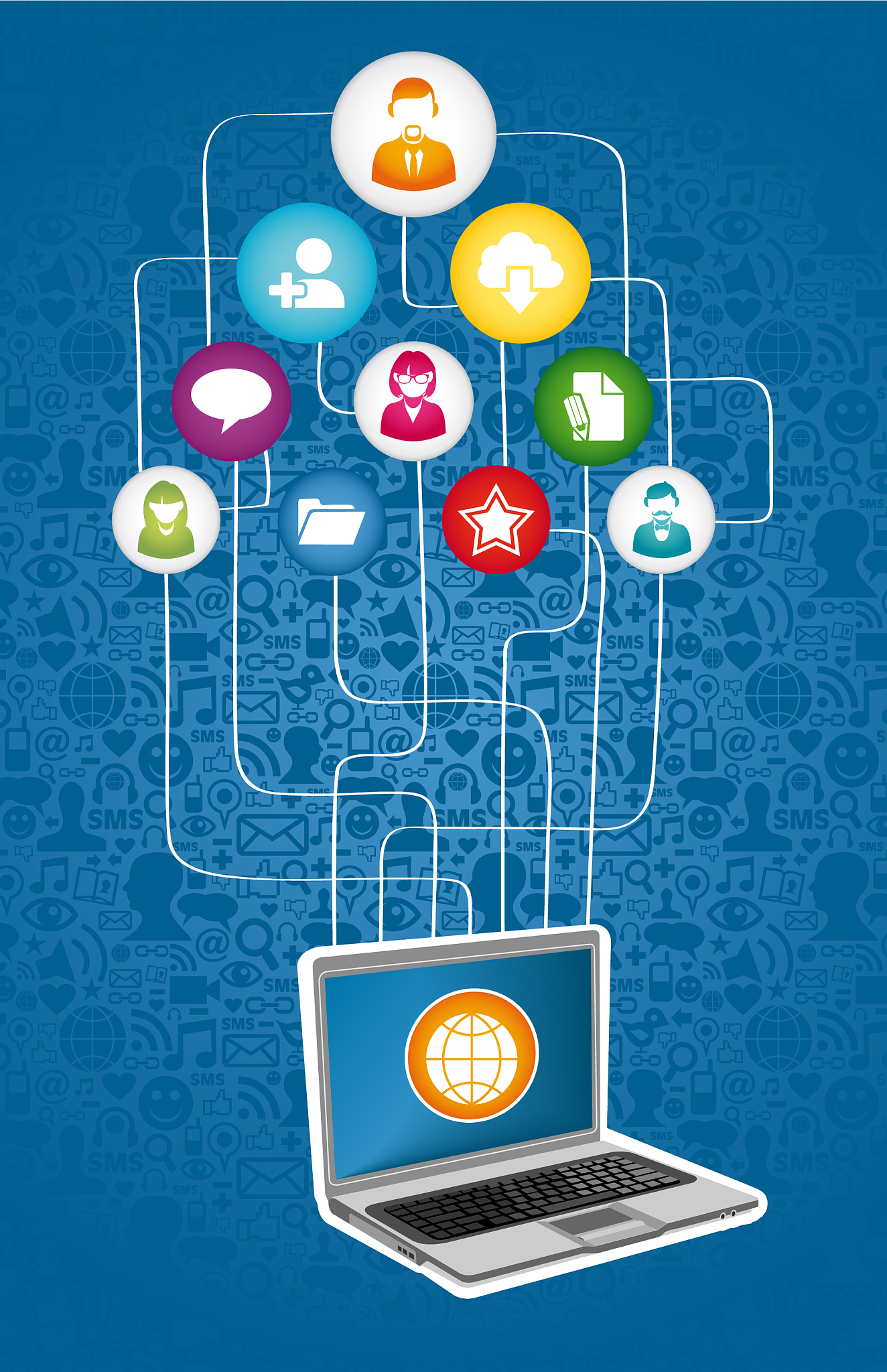 social media network diagram