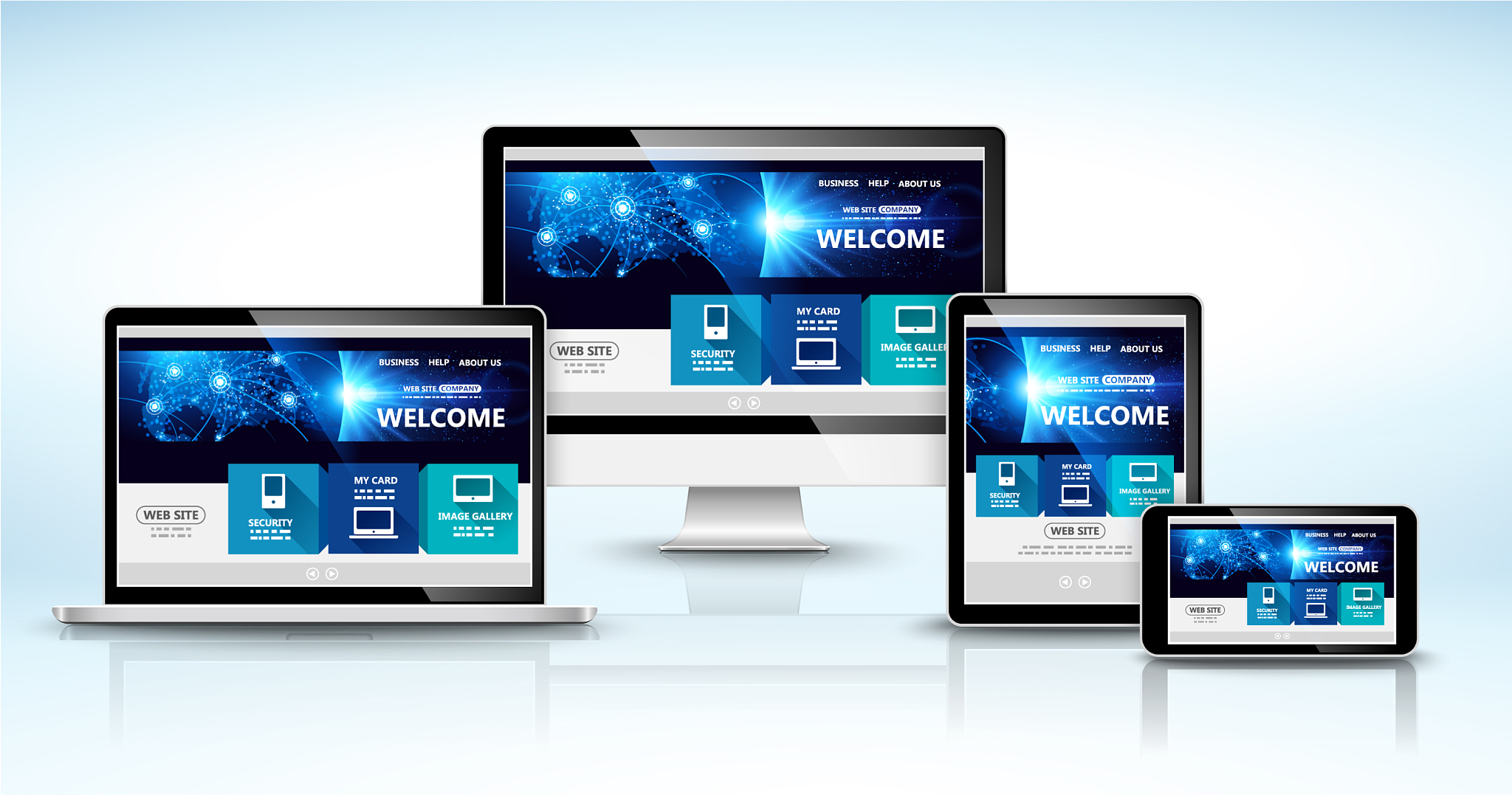 web design concept