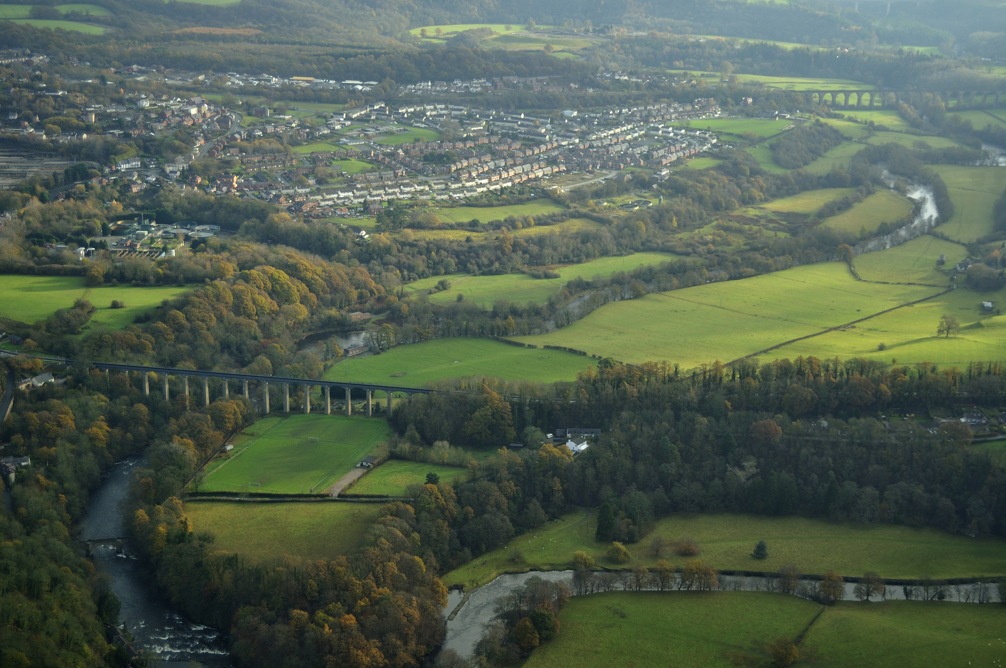 aqueduct, river and viaduct