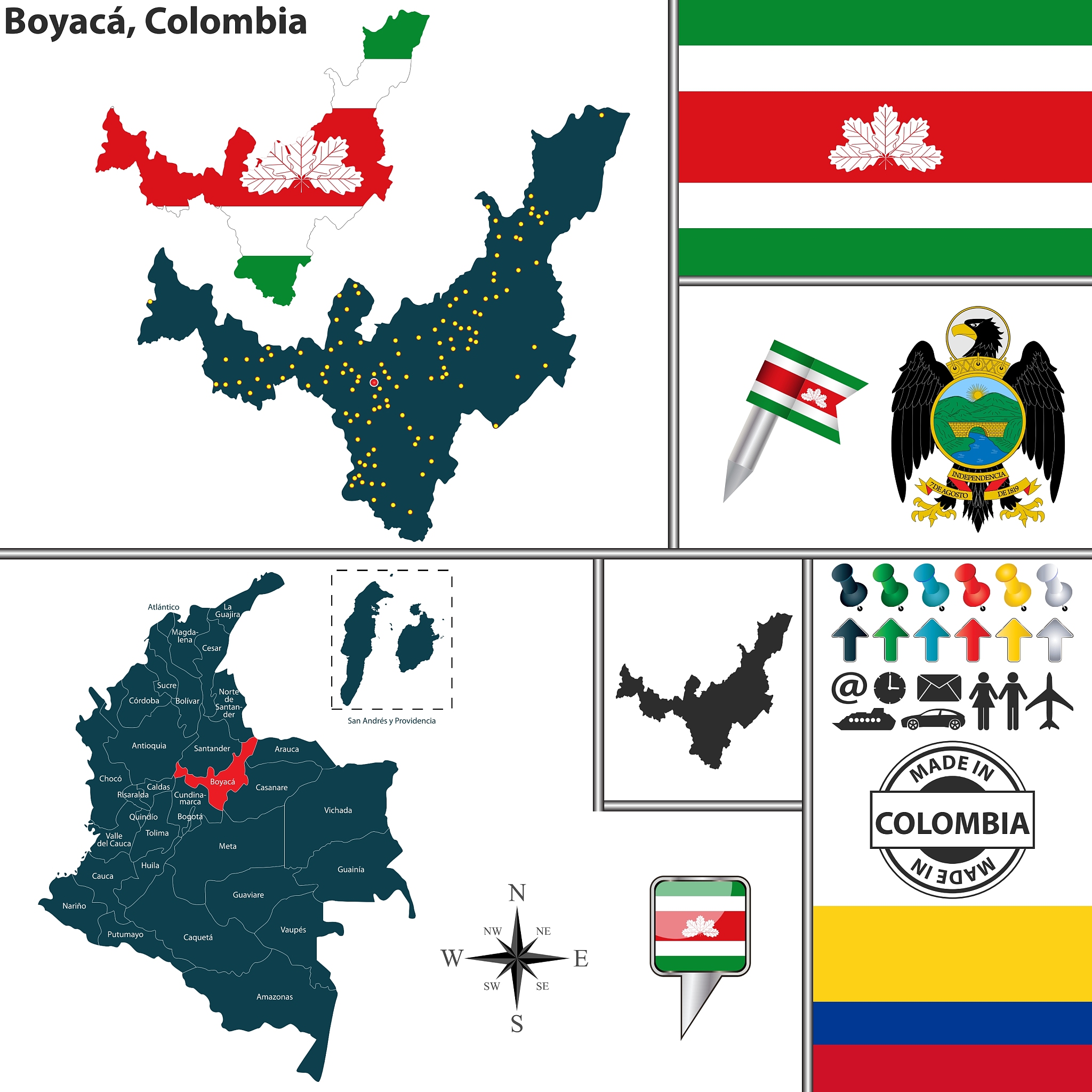 map of boyaca