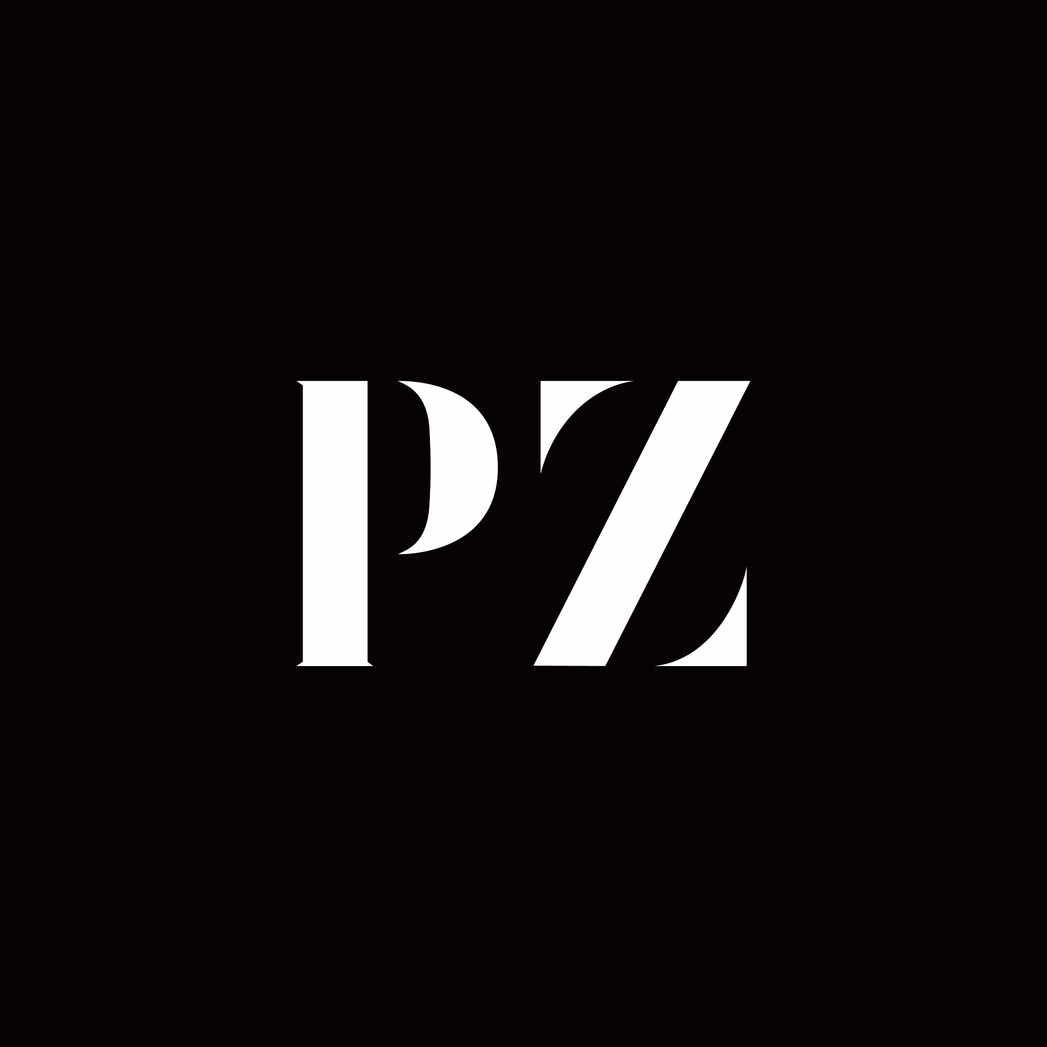 pz logo letter initial logo designs template