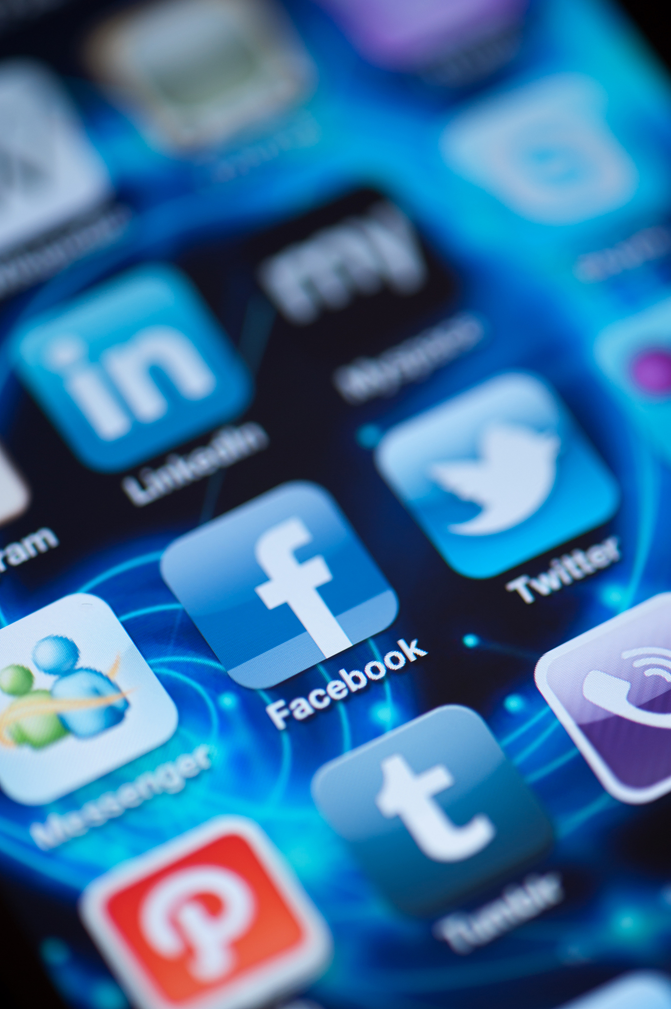 social media applications on iphone