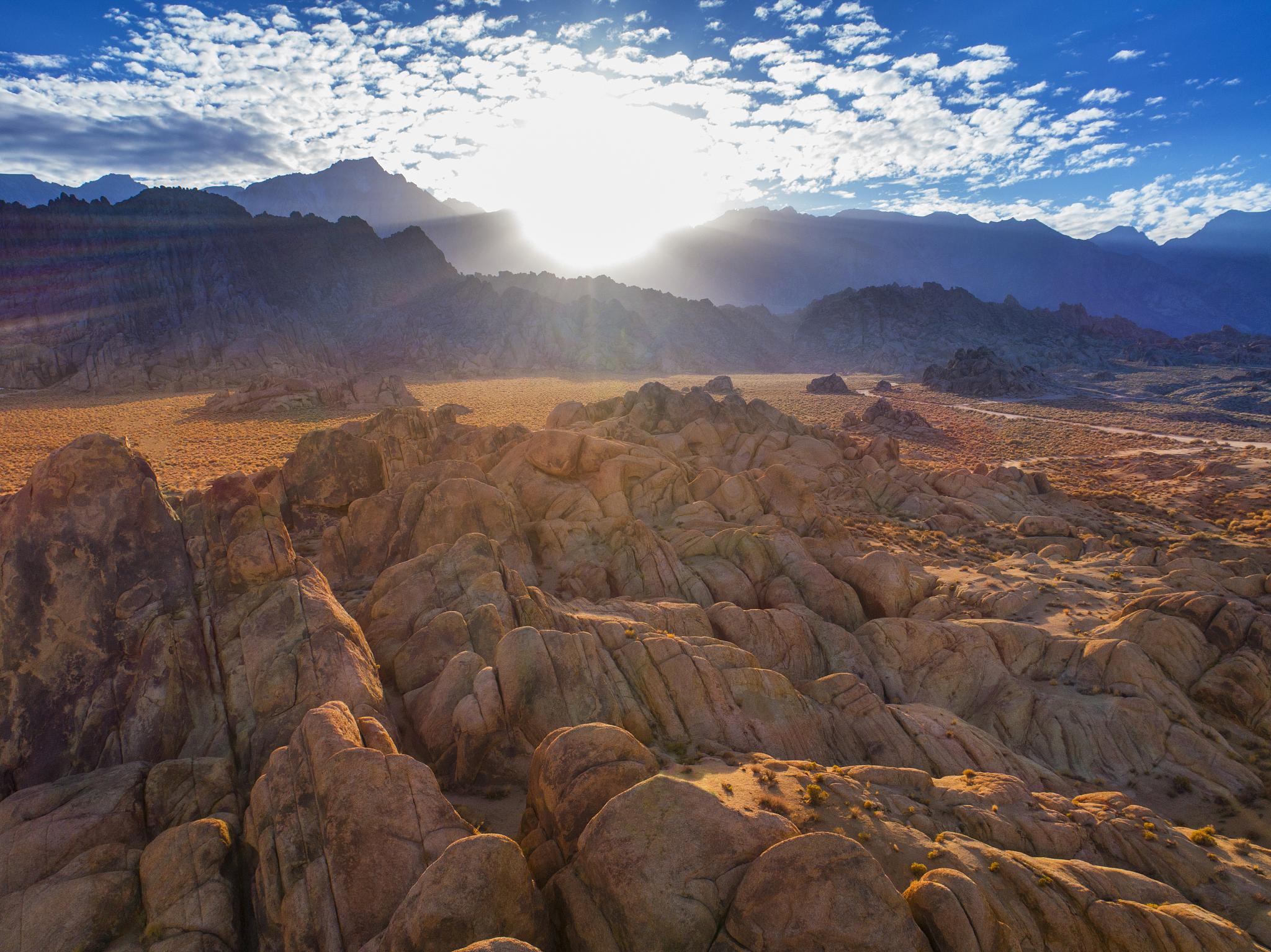alabama hills and sierra nevada mountains
