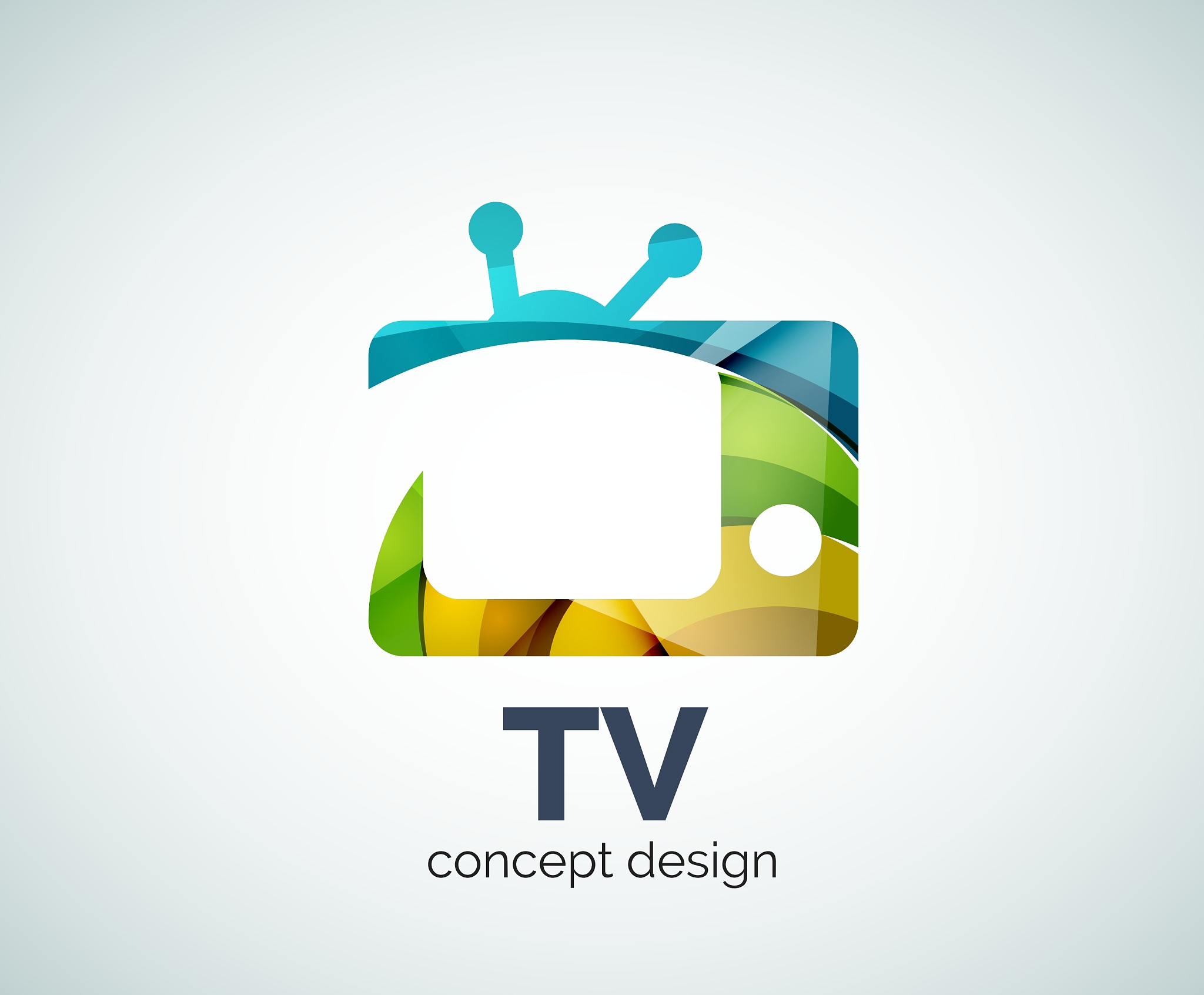 tv logo template