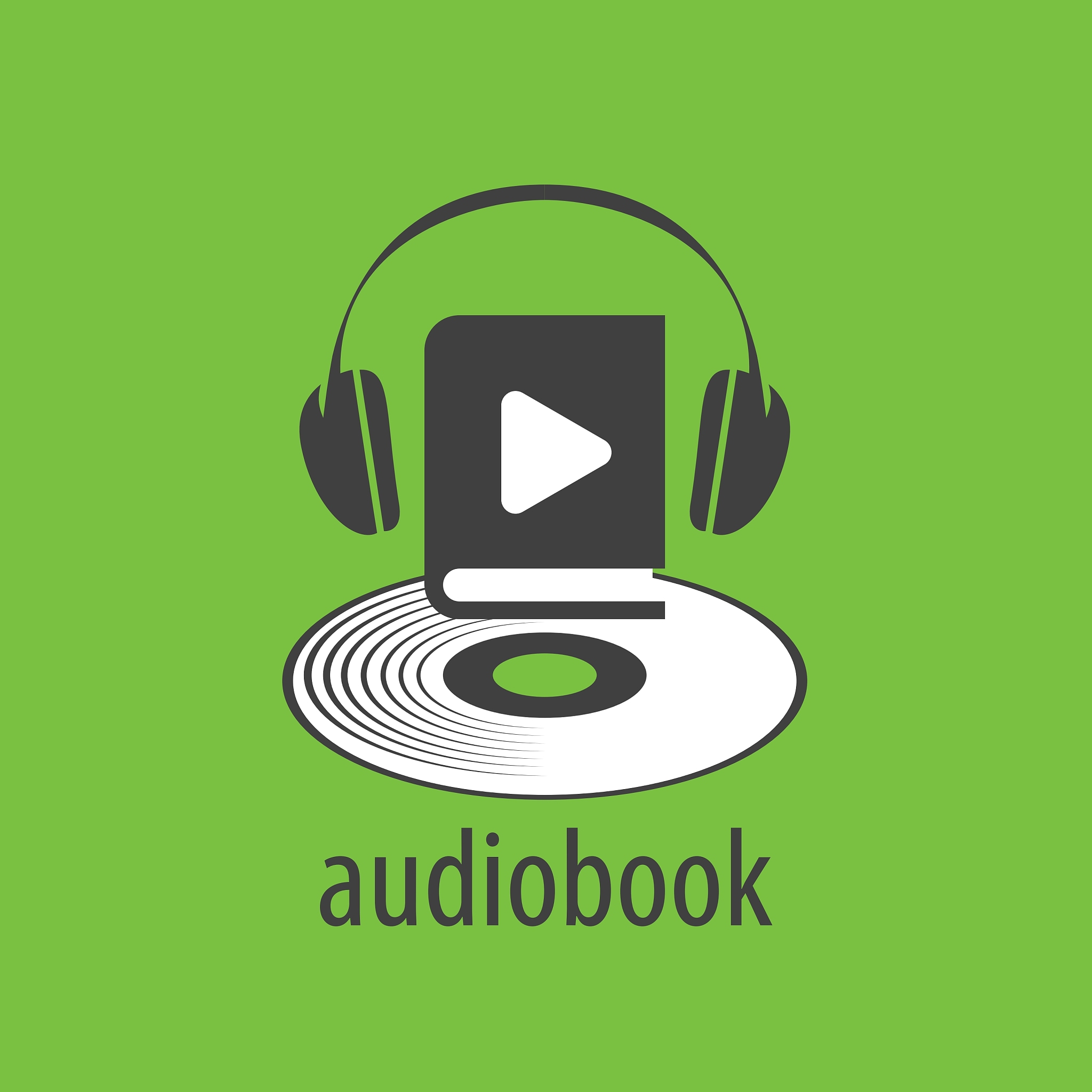 audiobook logo template