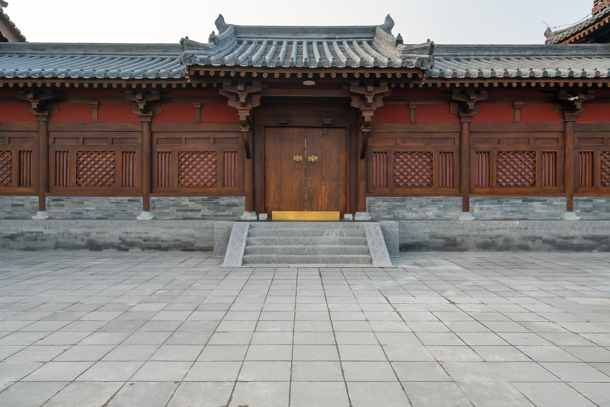 ancient architecture park of han dynasty in taiyuan, shanxi, chi