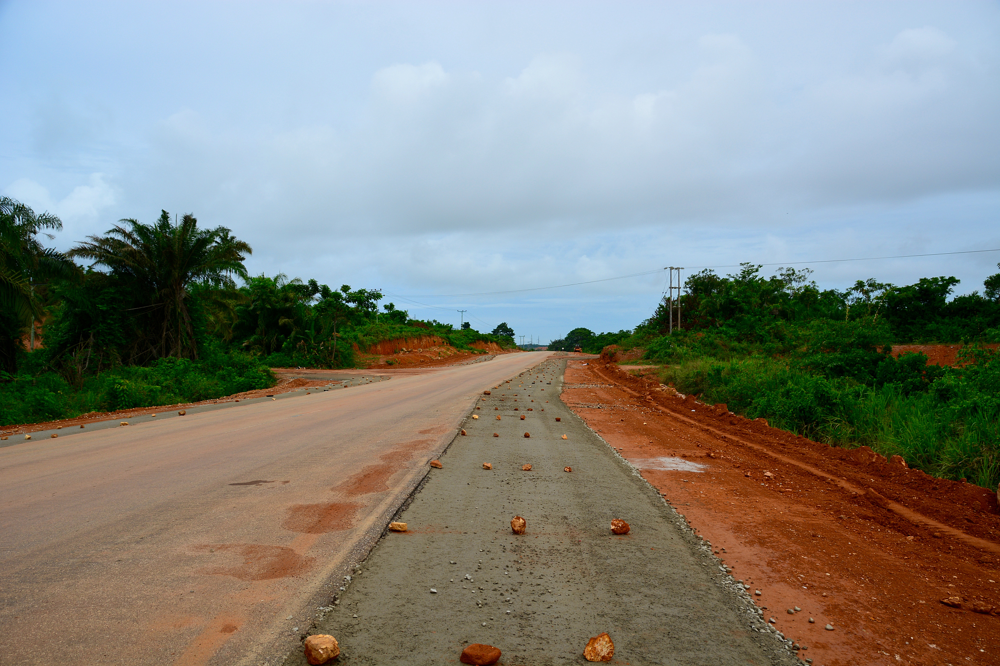 road in africa