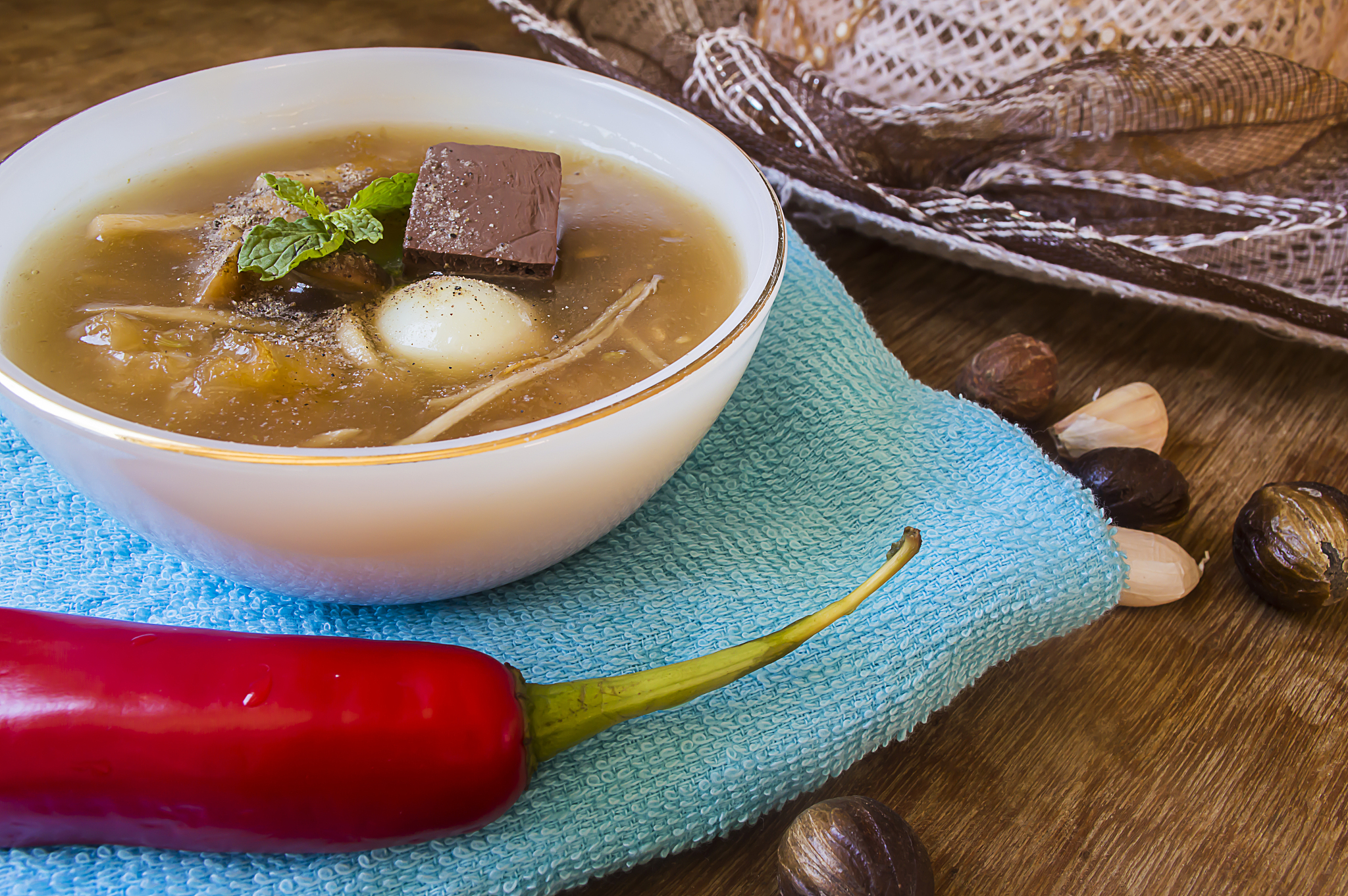fish maw soup, chinese food