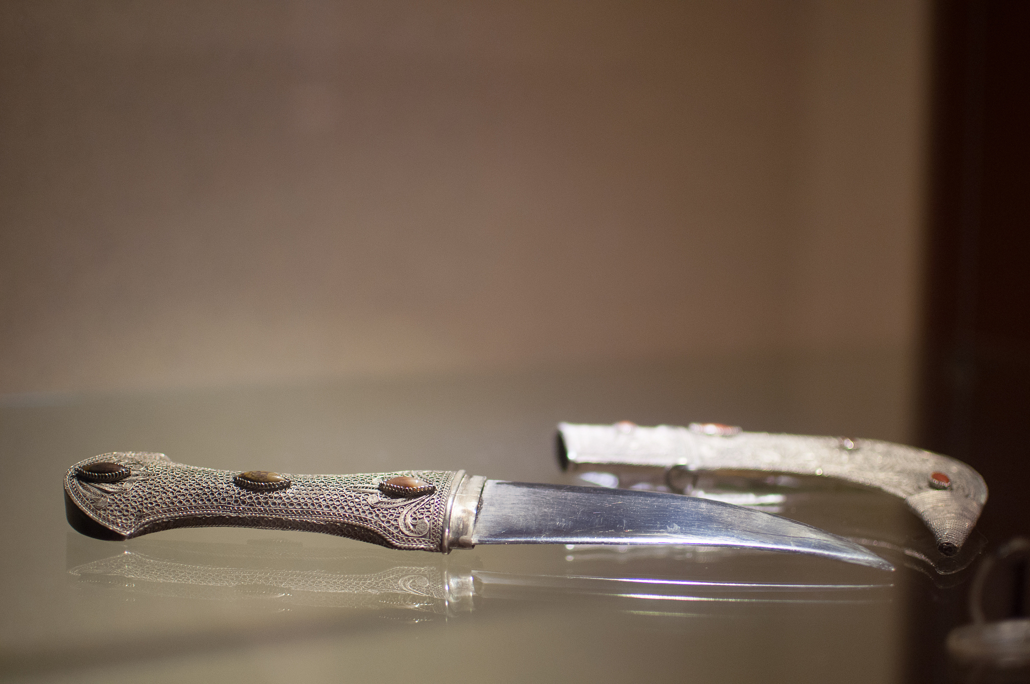 ancient metal knife.