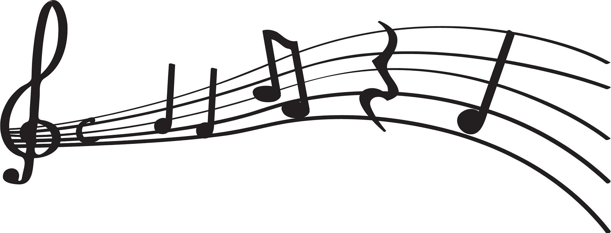isolated music pentagram
