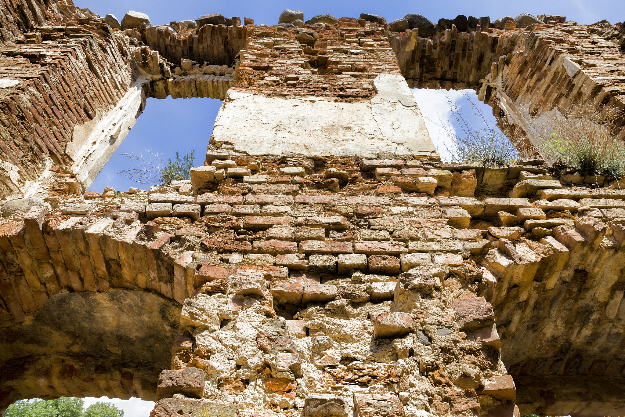 ruins of a fortress in europe
