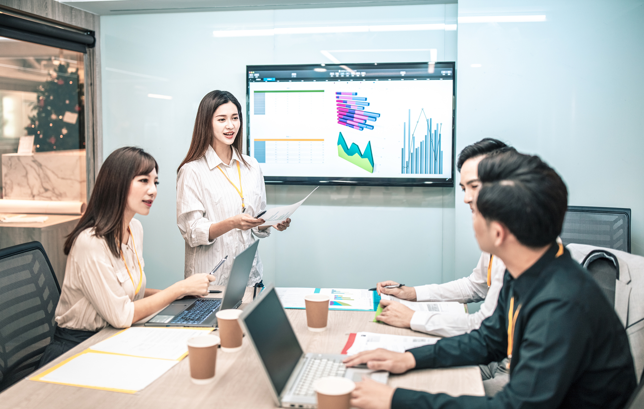 business people meeting in conference  room