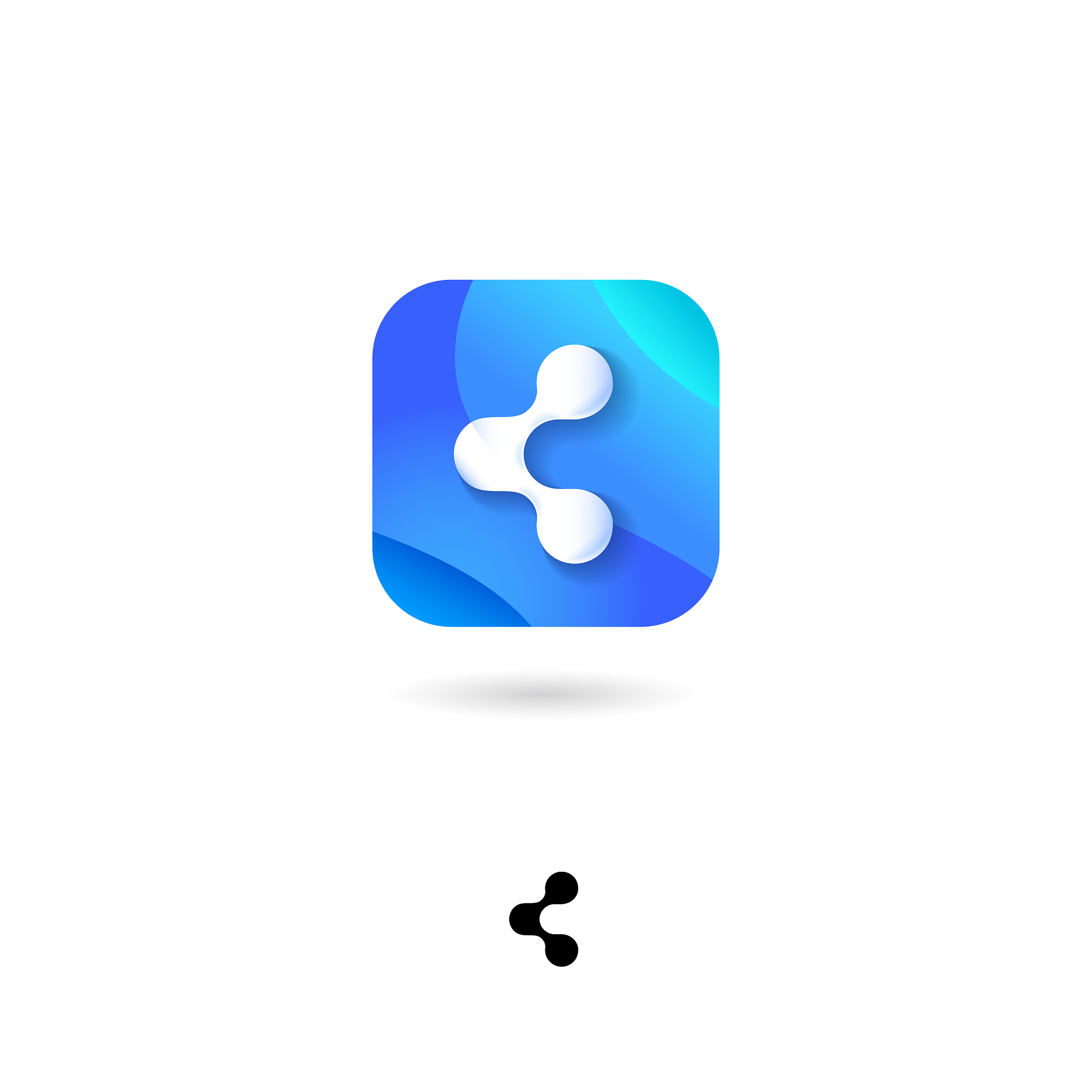 icon share map marker web social pictogram