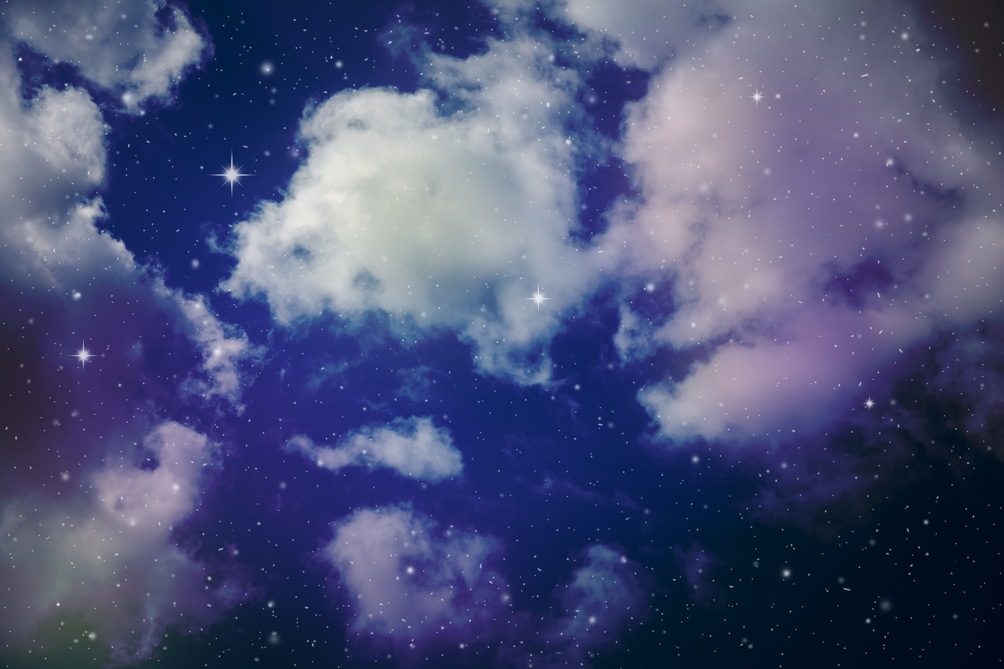 colorful night sky