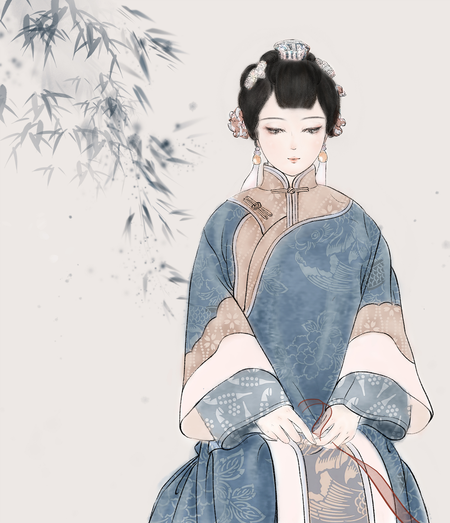 唐代古典美女：江南水乡的温柔与华丽