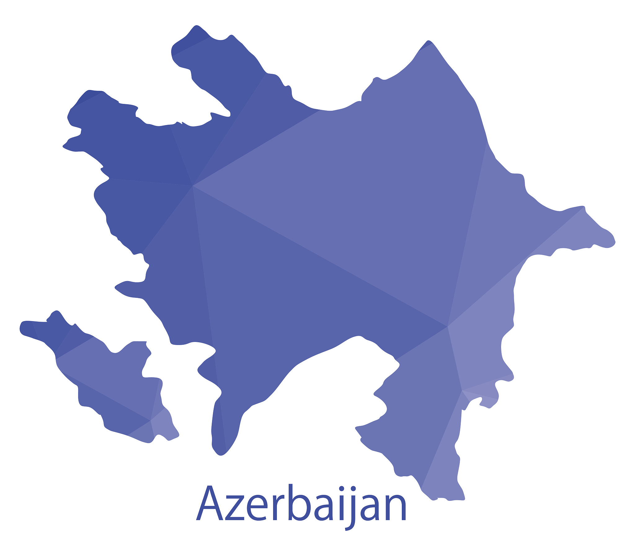map of azerbaijan