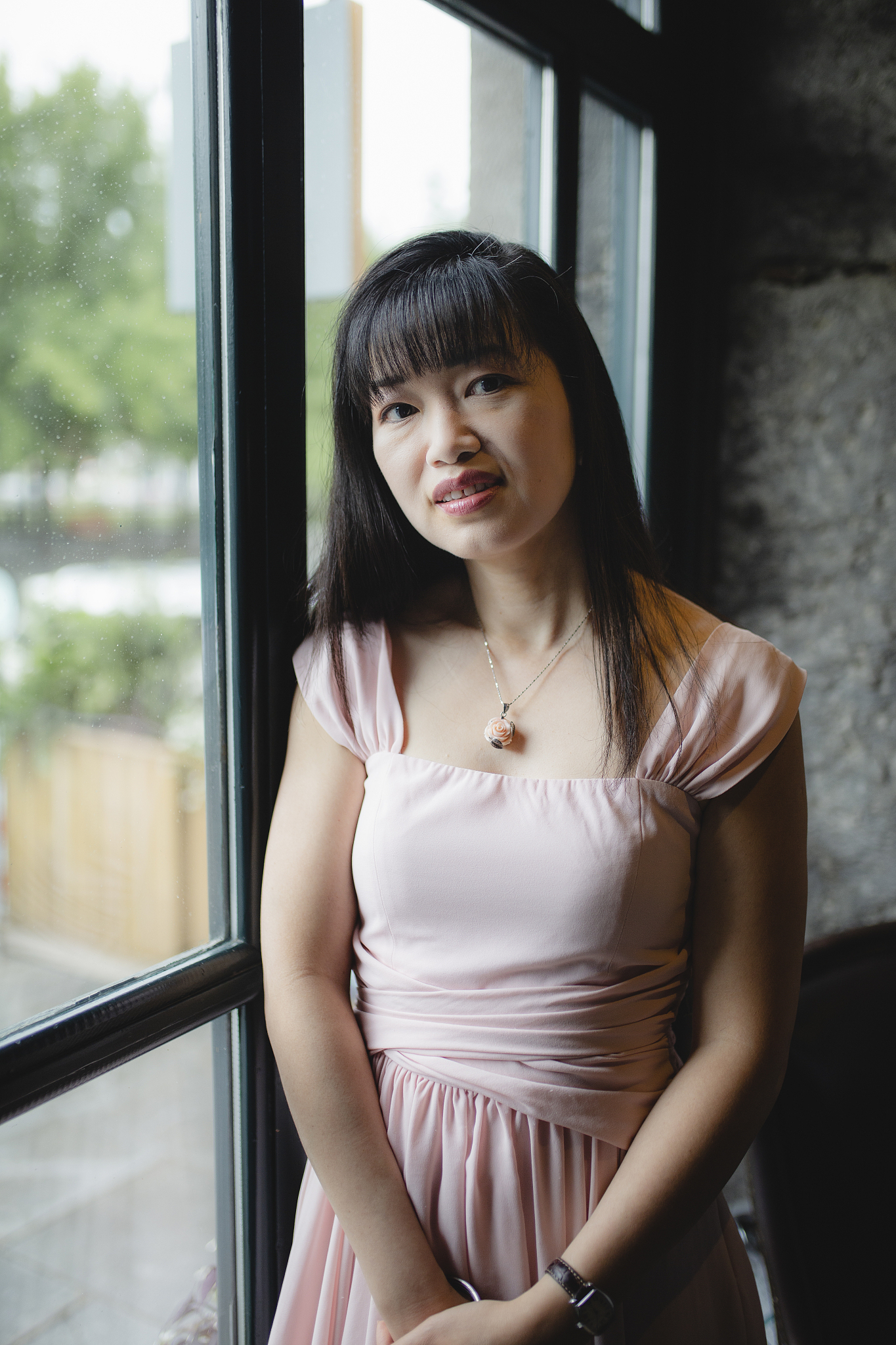 portrait of a beautiful chinese woman